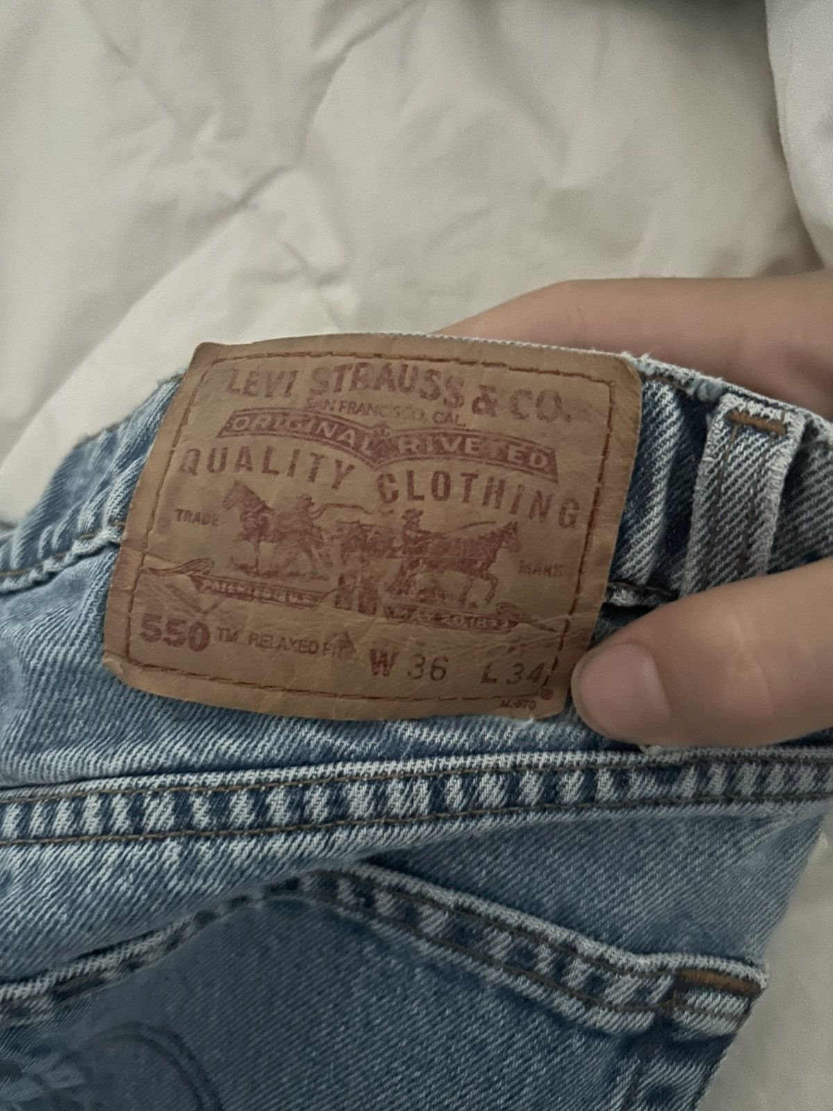 Levi's Levi’s 550 denim jeans Size US 36 / EU 52 - 3 Thumbnail