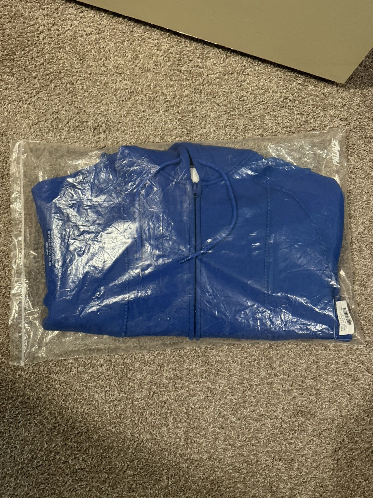 Palace SS24 Palace Palatial Blue Bonded Sherpa Zip Hood Size US M / EU 48-50 / 2 - 5 Thumbnail