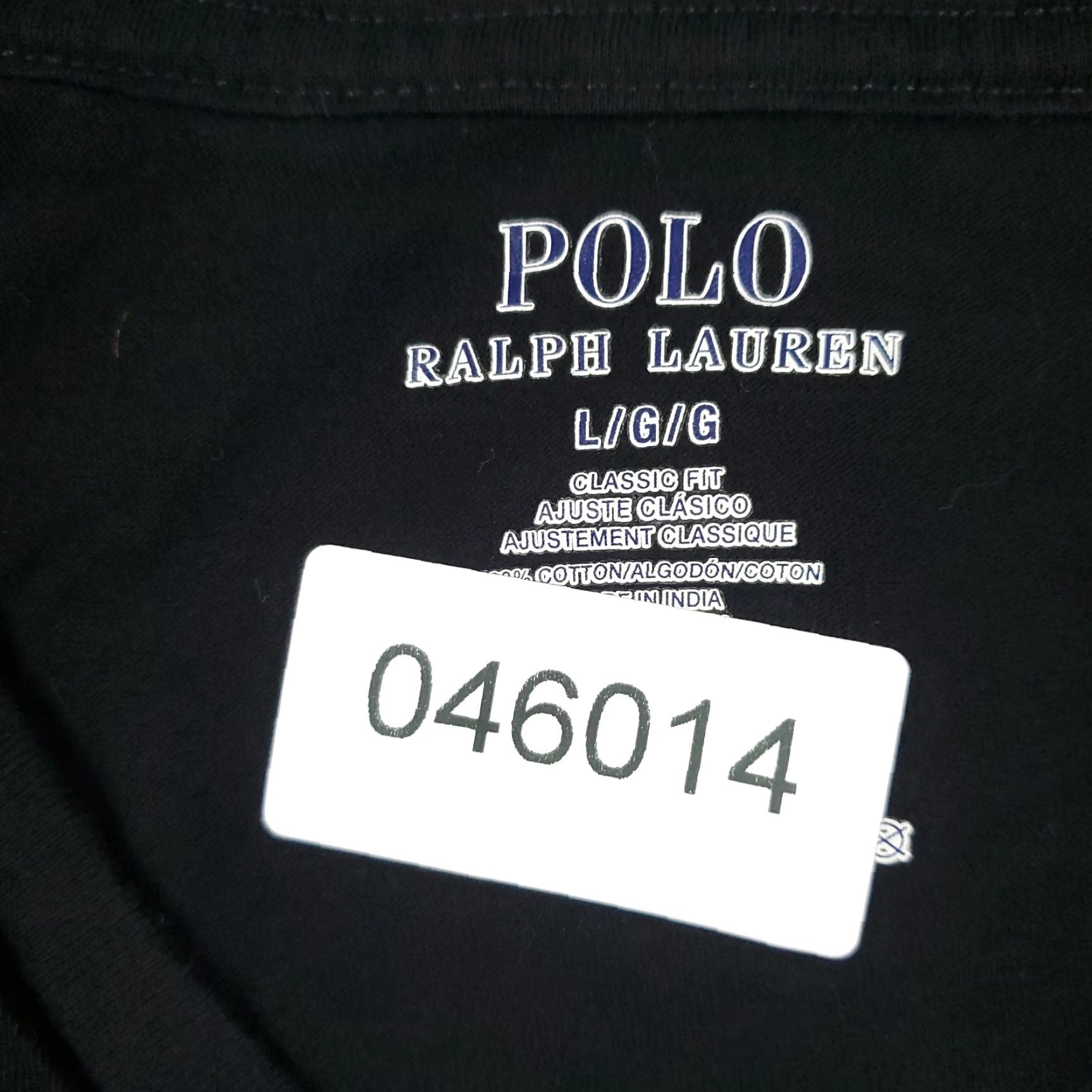 Ralph Lauren Ralph Lauren T-Shirt Men Large Black Pony Logo Short Sleeve Crew Neck Cotton Size US L / EU 52-54 / 3 - 7 Thumbnail