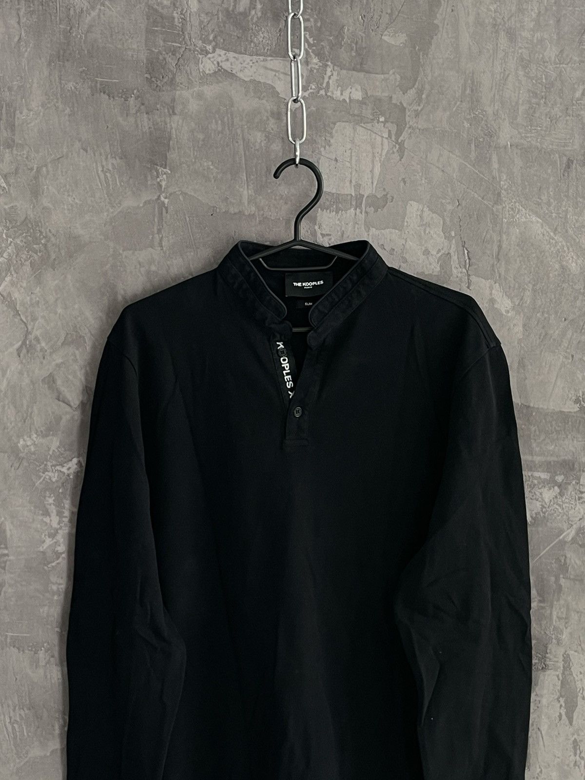 The Kooples The Kooples Long Sleeve Polo Knit T shirt Luxury Old Money Size US XL / EU 56 / 4 - 2 Thumbnail