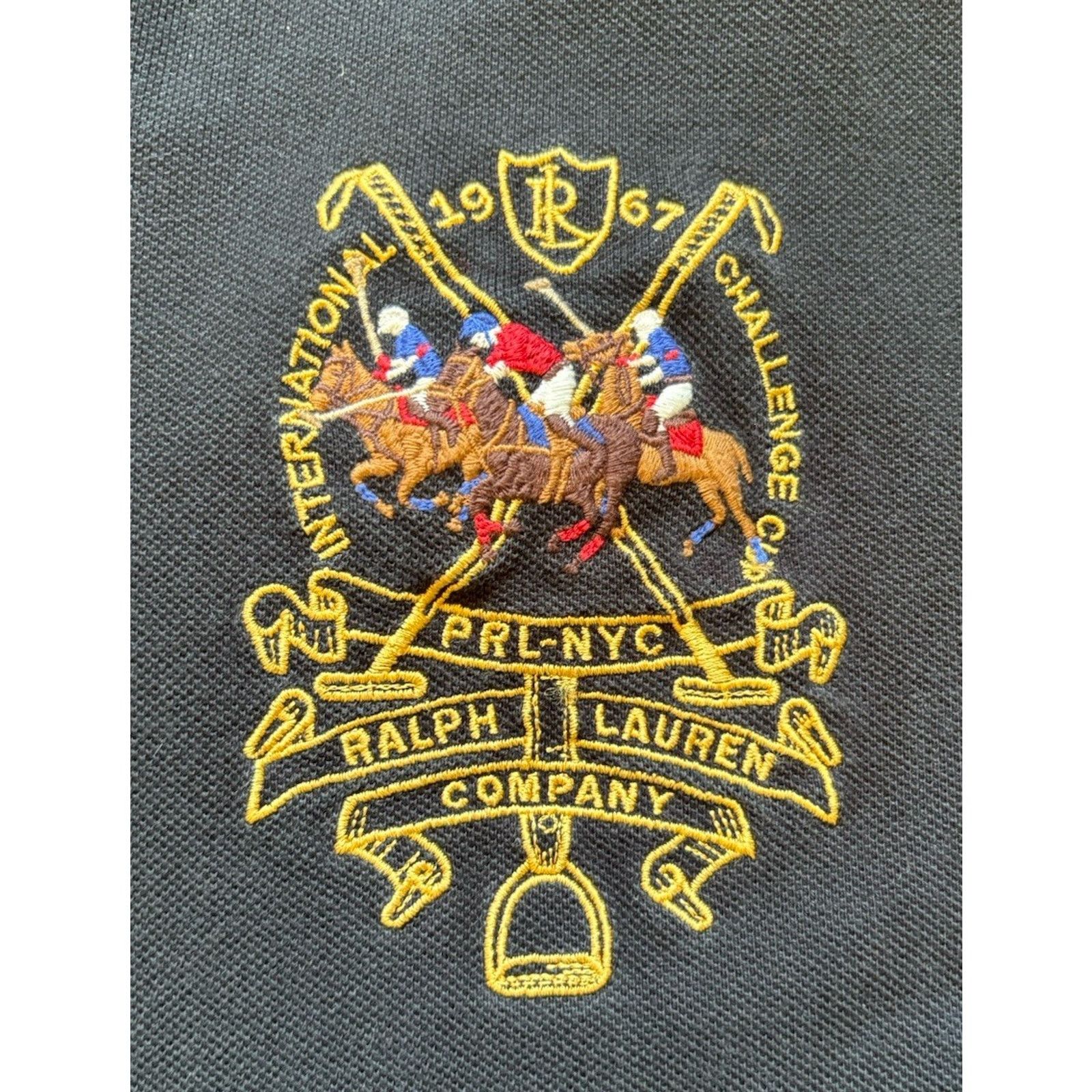 Polo Ralph Lauren Rare Vintage Ralph Lauren 2XL Custom Slim Triple Pony Polo Size US XXL / EU 58 / 5 - 3 Thumbnail