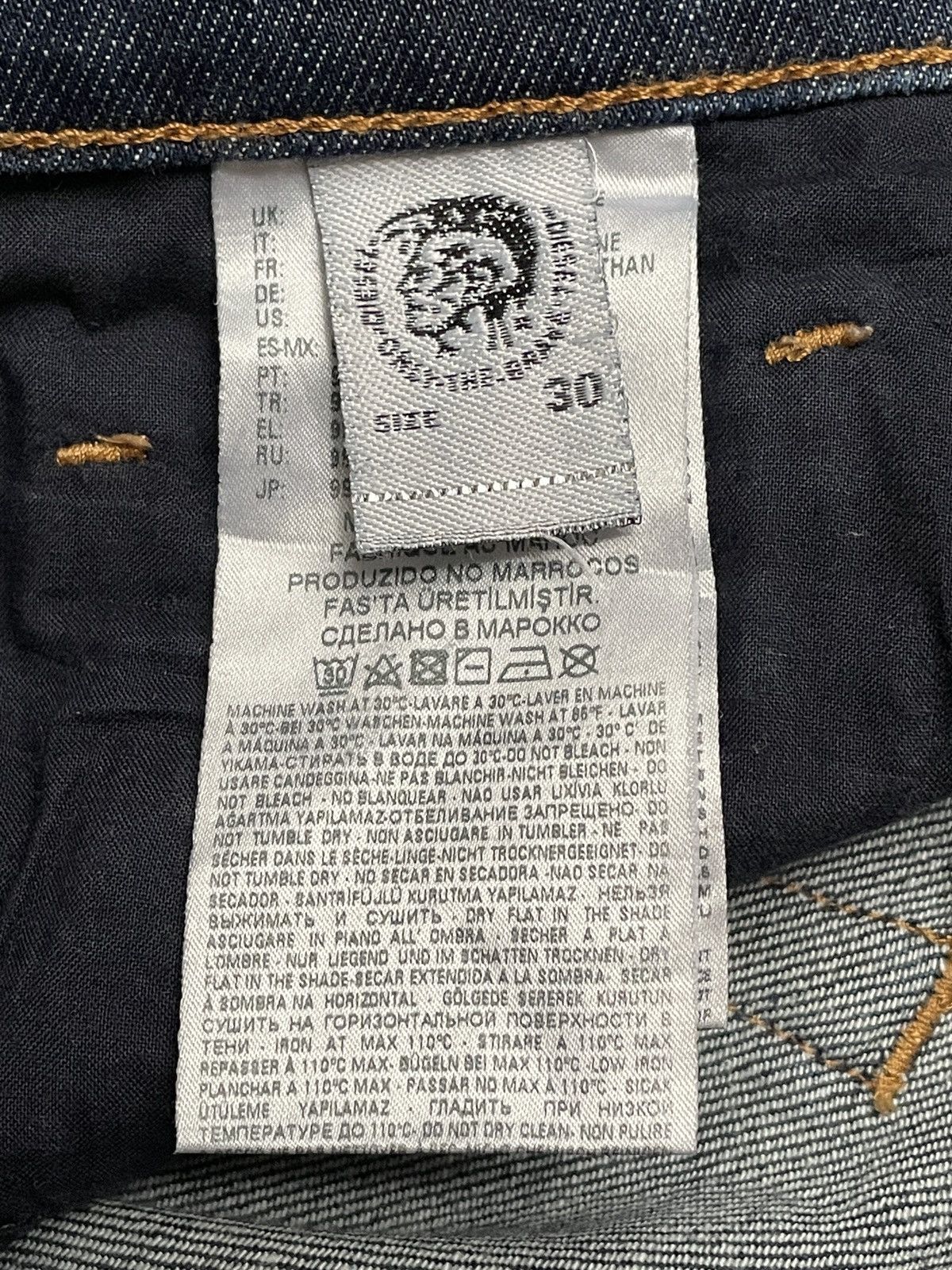 Diesel × Vintage Vintage Brand Diesel Jeans 1990s Size US 30 / EU 46 - 12 Thumbnail