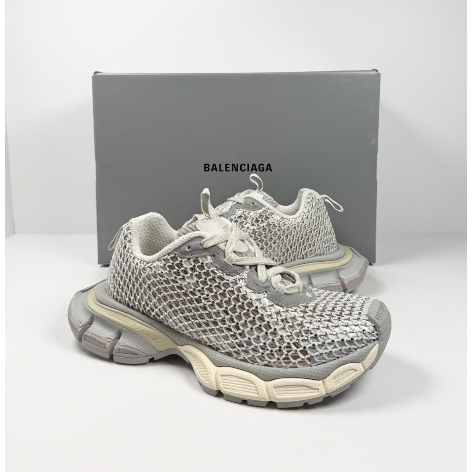 Balenciaga Size 41EU/8US - Balenciaga 3XL Fishnet NEW/RETAIL $1,650! Size US 8 / EU 41 - 3 Thumbnail
