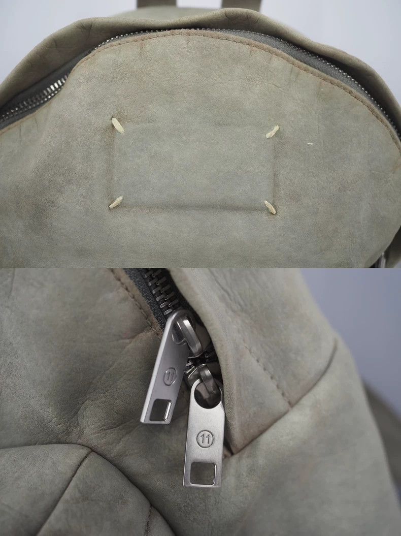Maison Margiela maison margiela grey-green mini backpack Size ONE SIZE - 6 Thumbnail