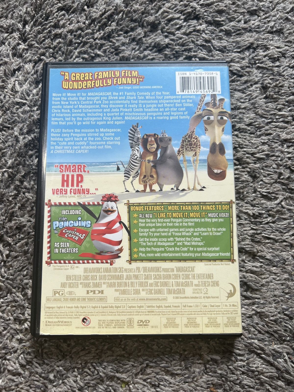 Vintage Madagascar (DVD) Size ONE SIZE - 2 Thumbnail