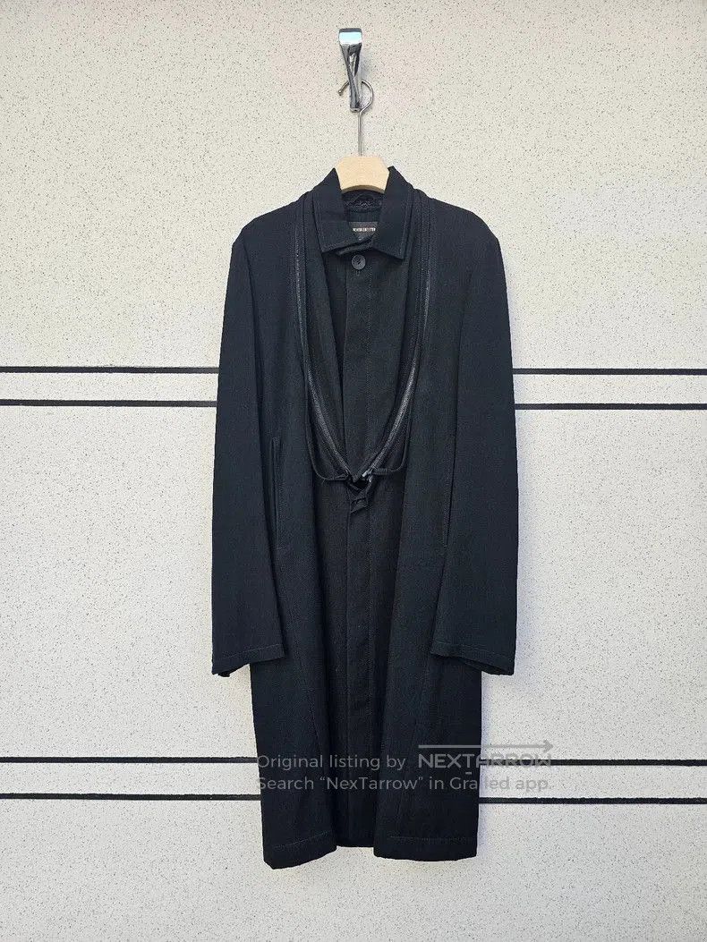 Ann Demeulemeester Ann Demeulemeester Men's Wool Trench Coat. Size US L / EU 52-54 / 3 - 3 Thumbnail