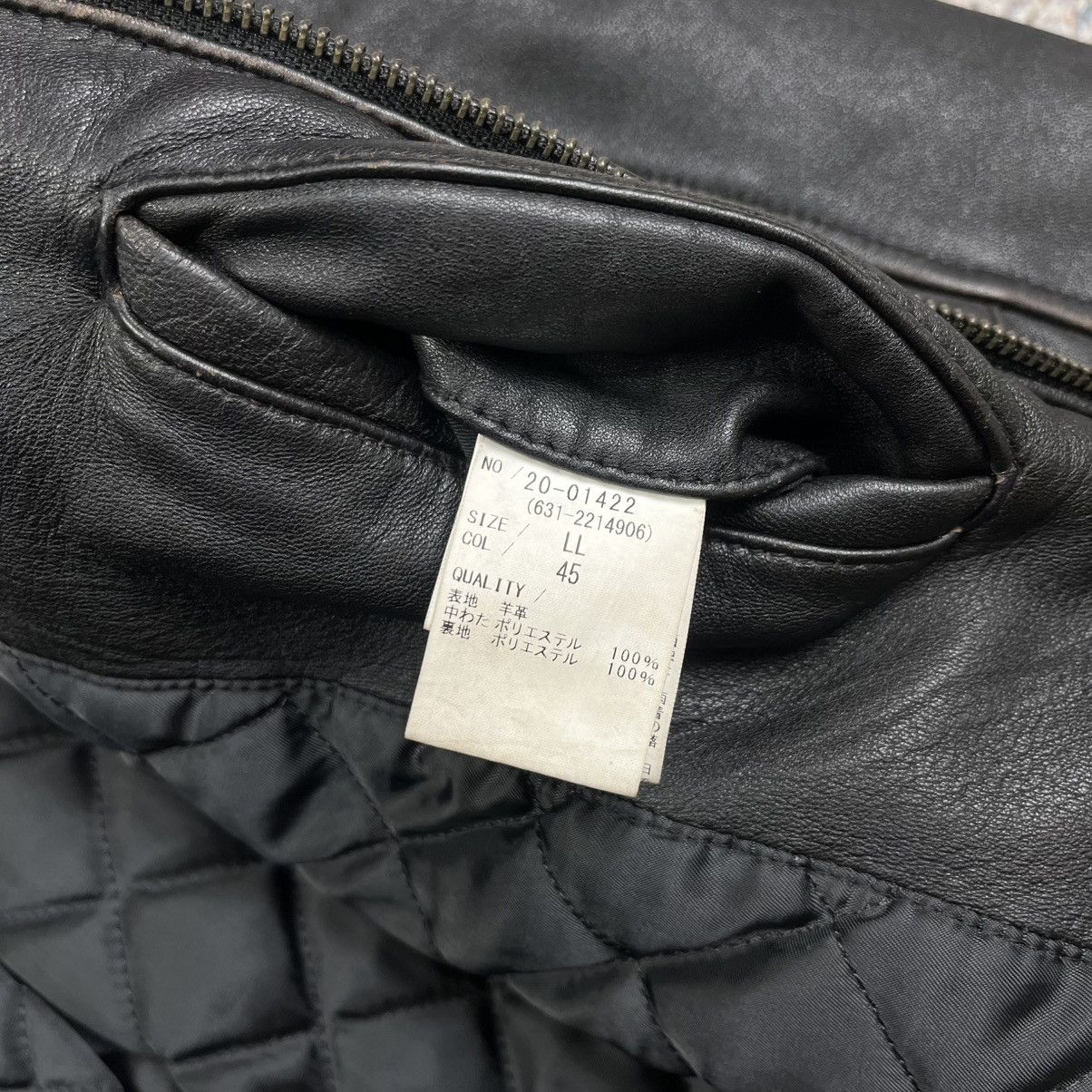 Tornado Mart Tornado mart riders leather jacket double zipper Size US L / EU 52-54 / 3 - 9 Thumbnail