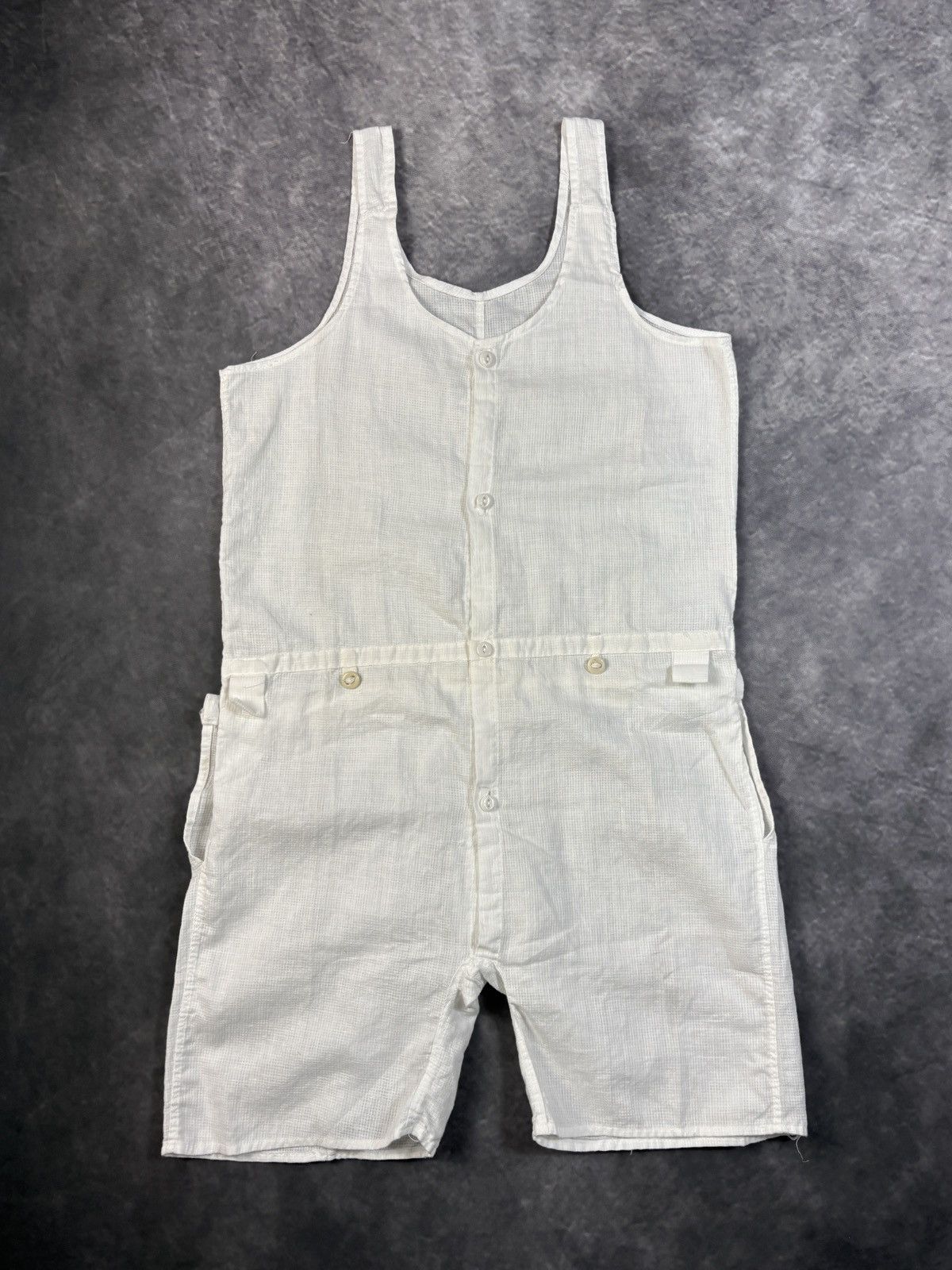 Vintage Antique Unionsuit 1900s Onepiece Underwear Workwear True Vin Size XS / US 0-2 / IT 36-38 - 1 Thumbnail