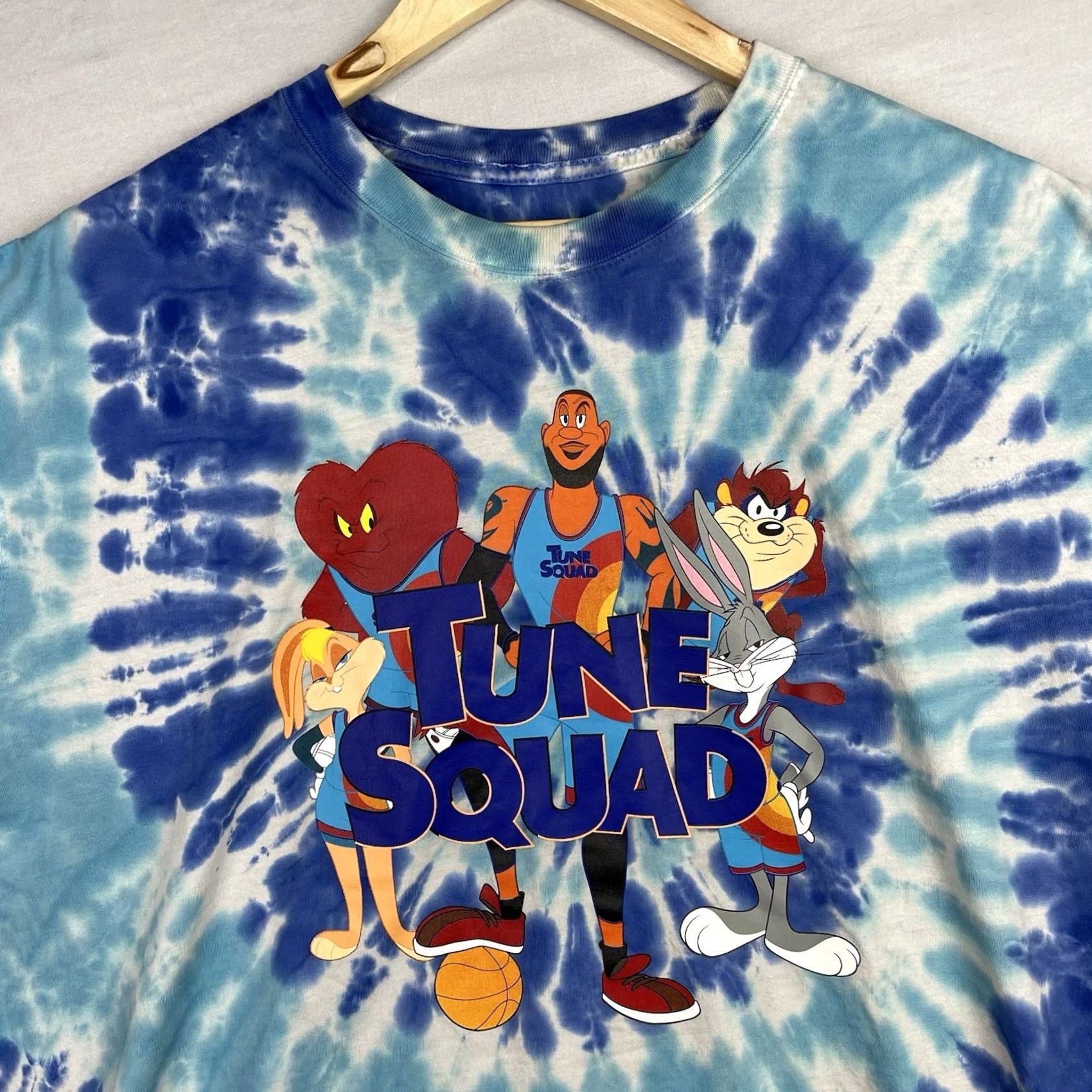 Nike Nike LeBron Space Jam A New Legacy Tune Squad Shirt Mens XL Blue Tie Dye Graphic Print Shoes? Size US XL / EU 56 / 4 - 2 Thumbnail