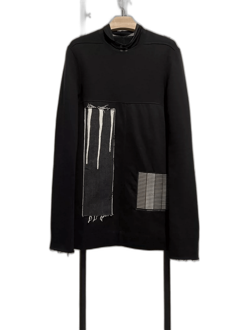 Rick Owens rick owens ro splashed ink patchwork sweatshirt-2508 Size US M / EU 48-50 / 2 - 1 Thumbnail