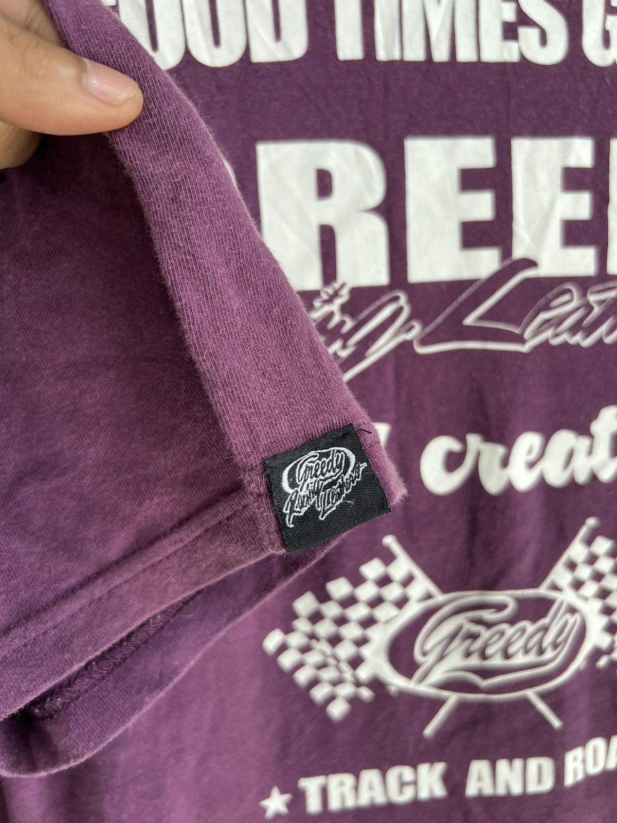 Greedy Genius Vintage Greedy Racing Motorcycle Leather Motorsports Shirt Size US M / EU 48-50 / 2 - 6 Thumbnail