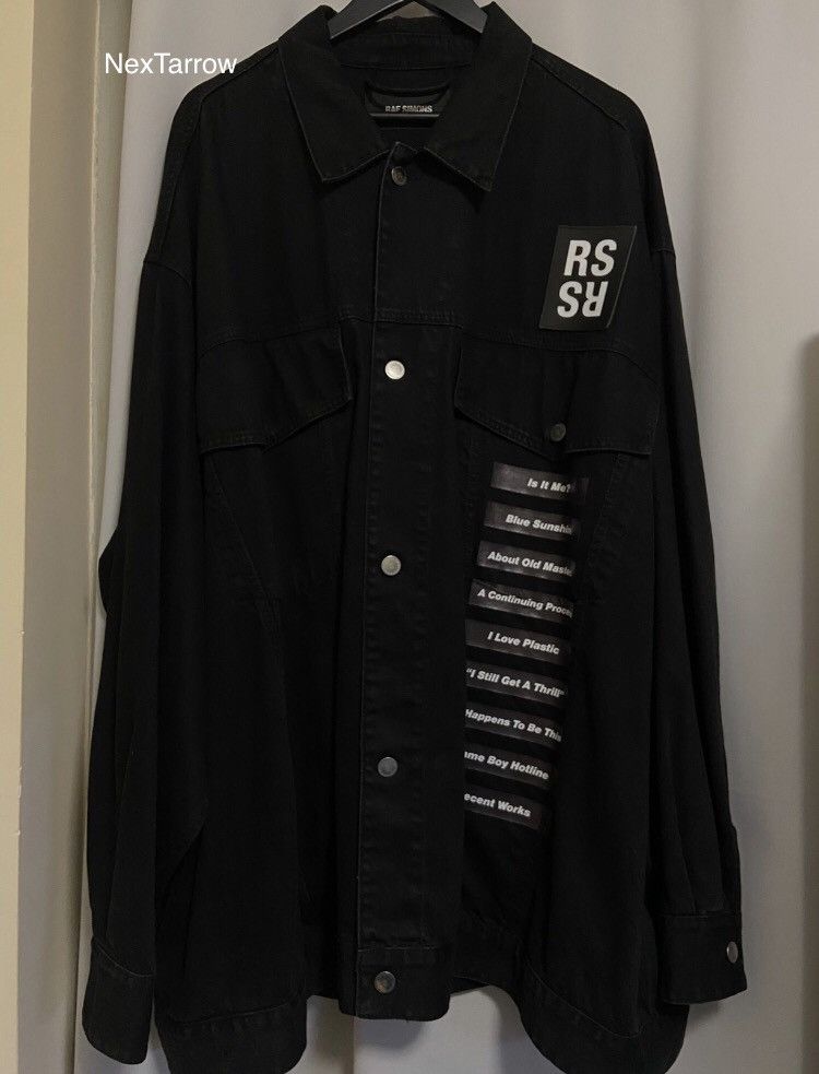 Raf Simons 18SS floral denim jacket 2421-NexTarrow