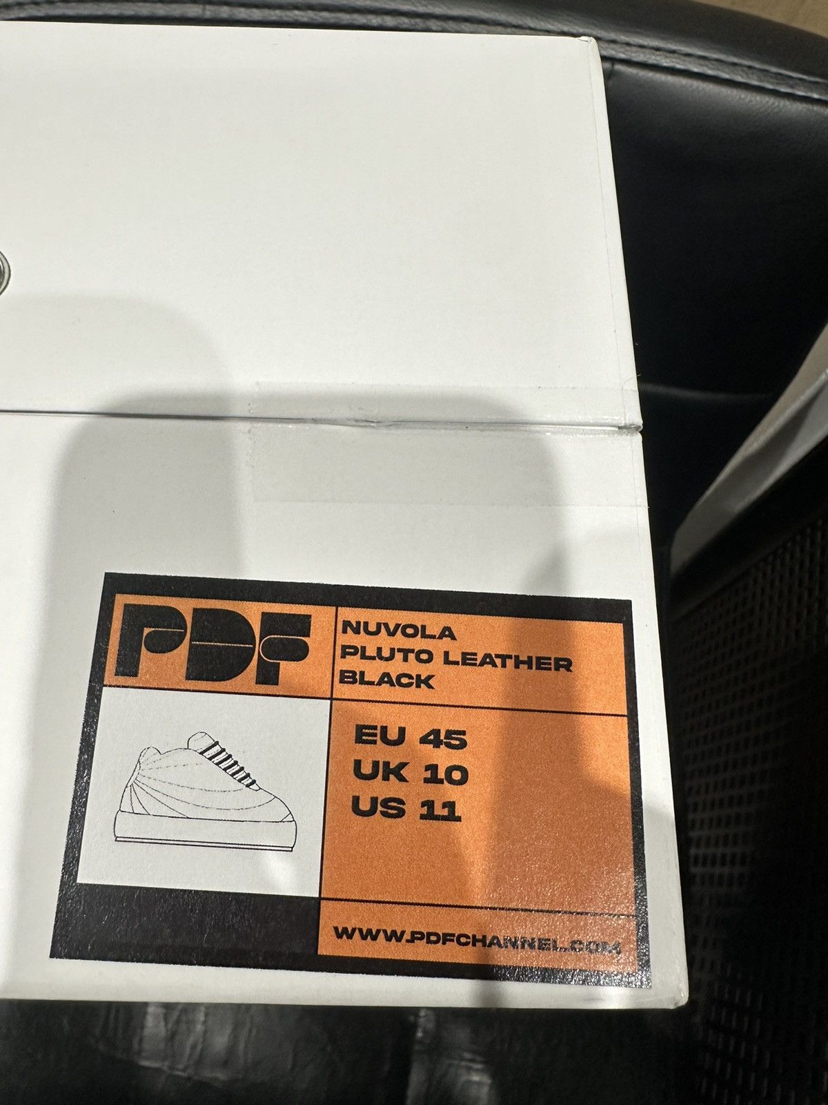 PDF PDF - Nuvola Pluto Leather Sneakers Black Size US 12 / EU 45 - 9 Thumbnail
