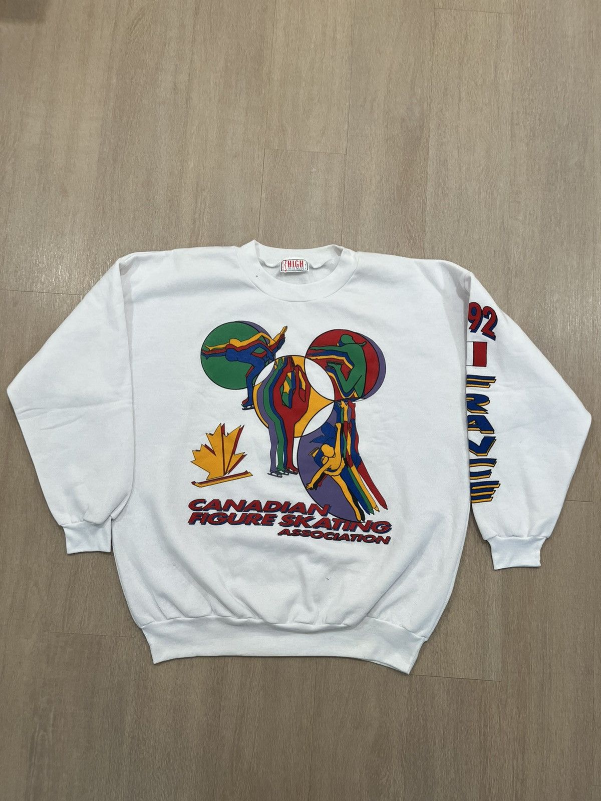 Other Vintage Figure Skating Crewneck Size US XL / EU 56 / 4 - 1 Thumbnail