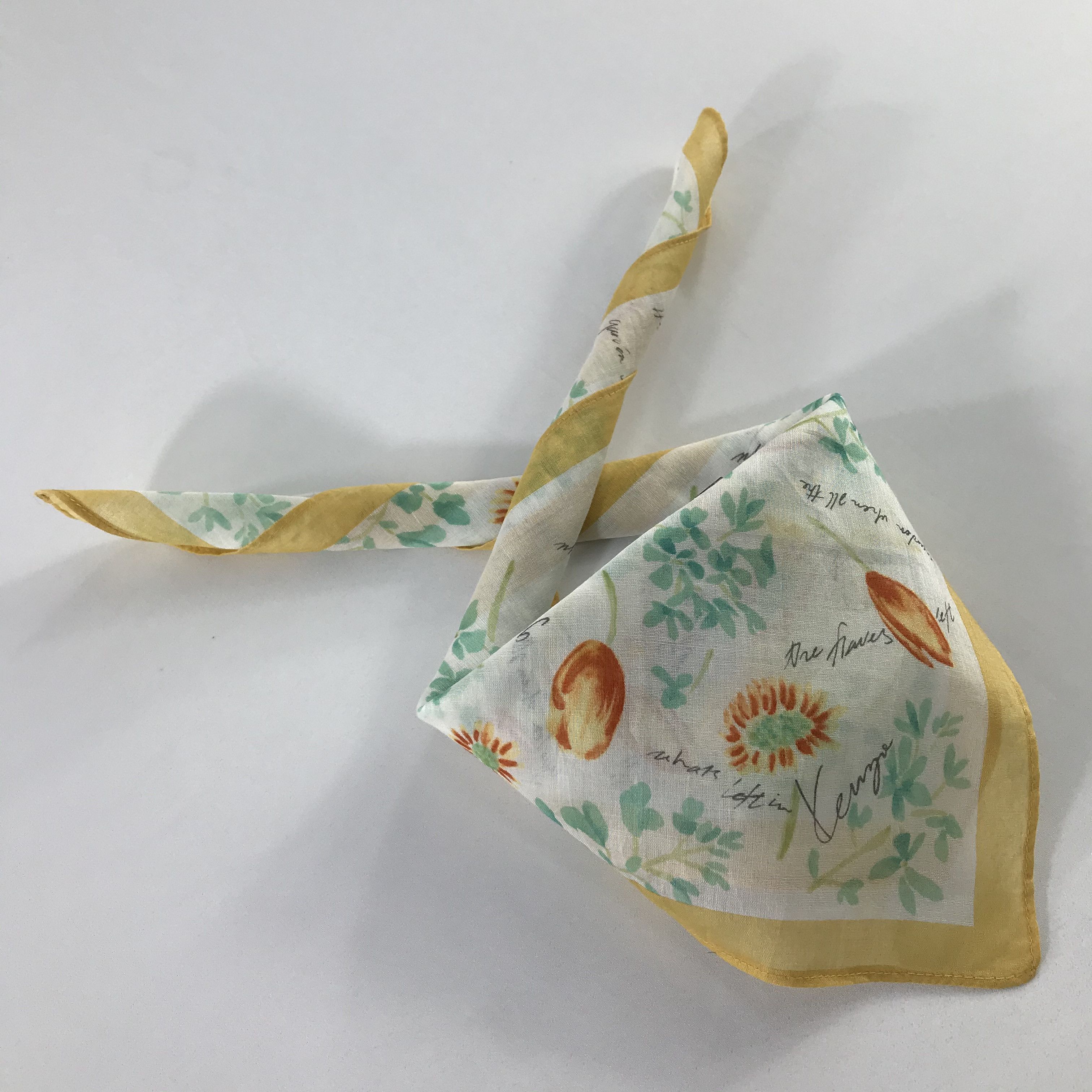 Kenzo × Vintage Kenzo Bandana / Handkerchief / Neckerchief - S1148 Size ONE SIZE - 4 Thumbnail