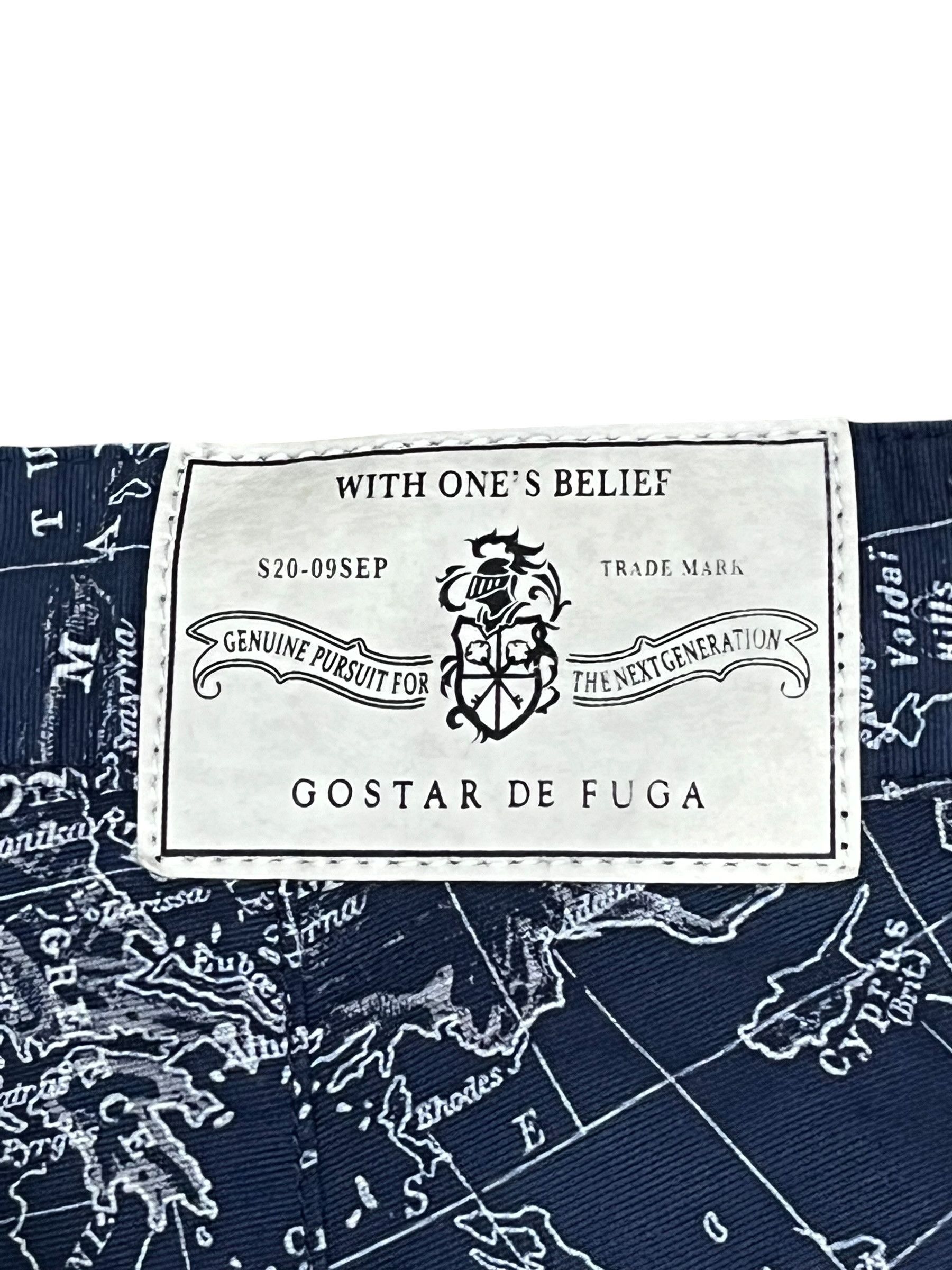 GOSTAR DE FUGA Gostar De Fuga Map Print Shorts Archive Japan Hype 30“ Size US 30 / EU 46 - 8 Thumbnail