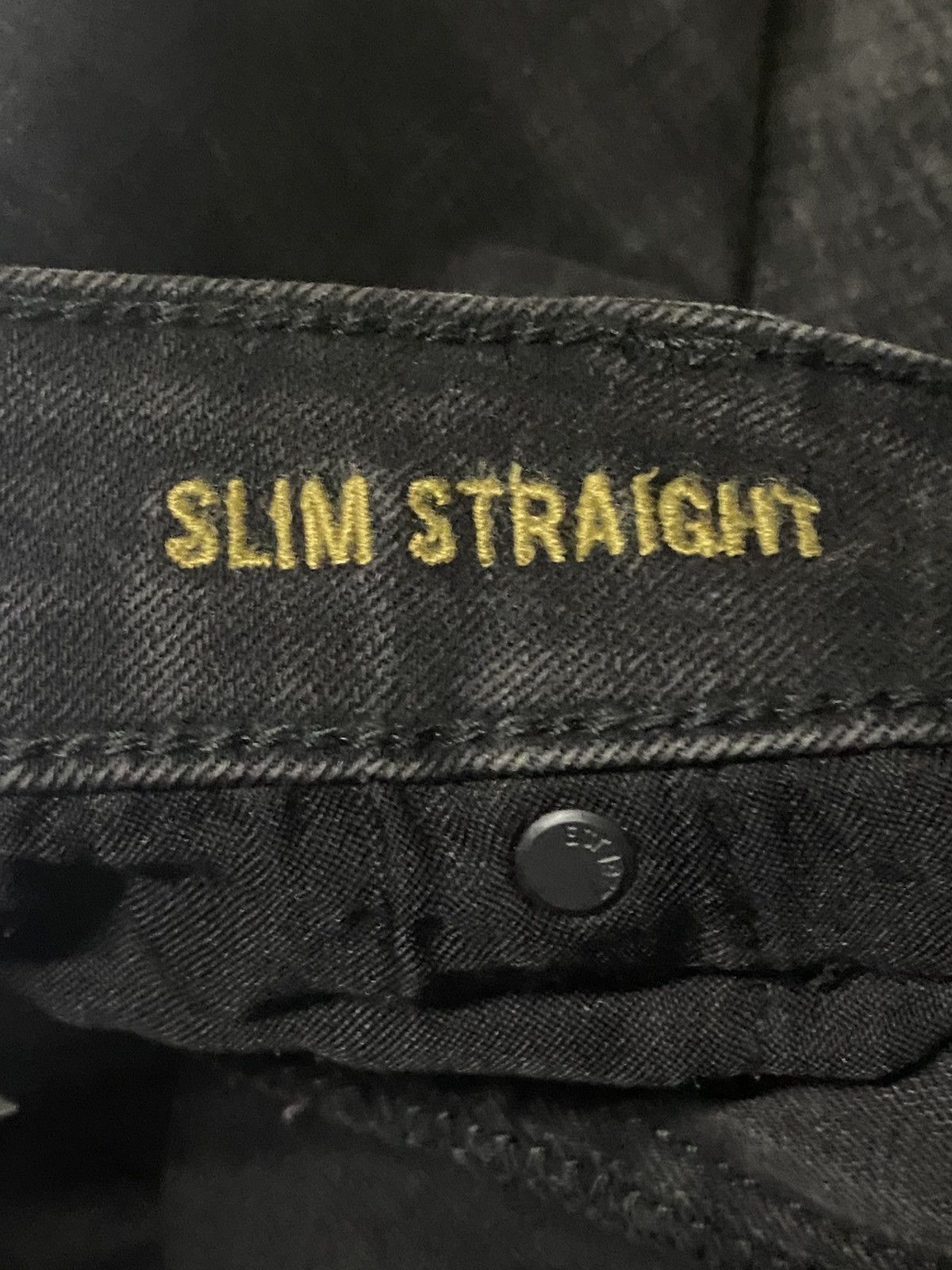 American Eagle Outfitters Vintage American Eagle Outfitter Black Denim Tears Slim Jean Size US 36 / EU 52 - 11 Thumbnail