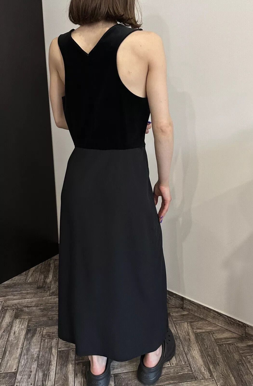 Sportalm Kitzbuhel Sportalm Kitzbuhel Velour Maxi Long Dress Womens Black Size XS / US 0-2 / IT 36-38 - 7 Thumbnail