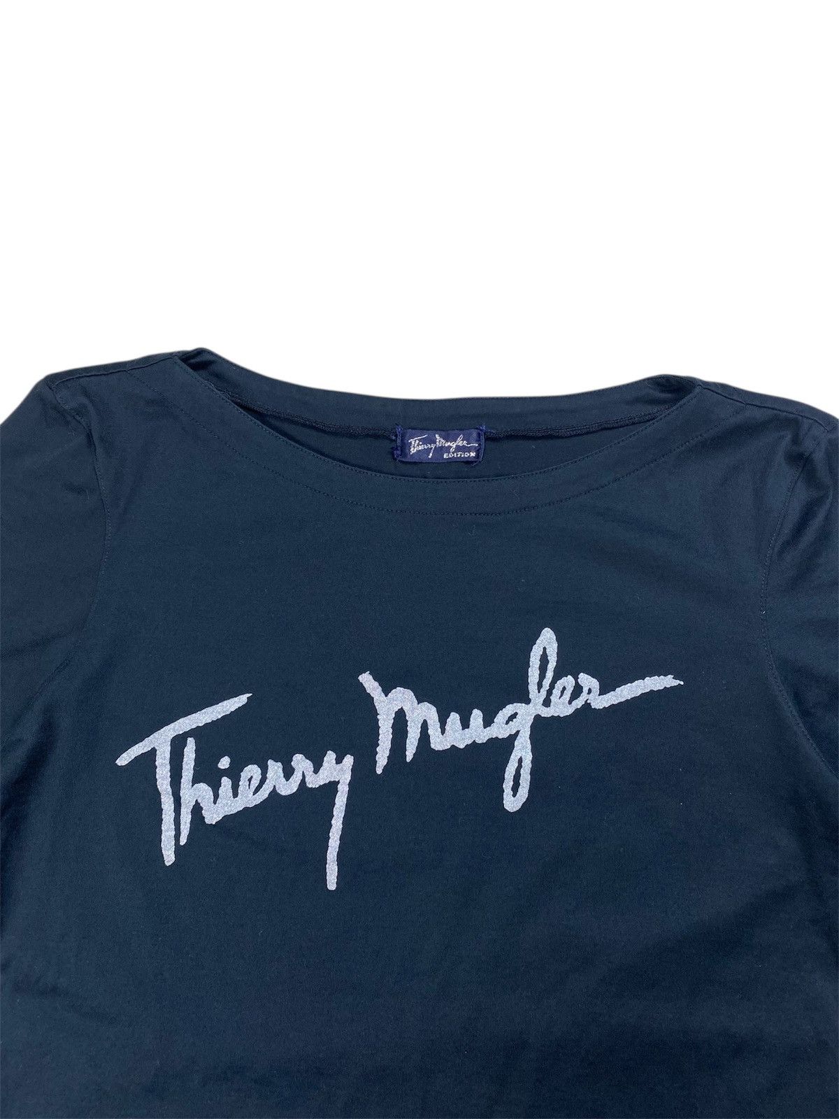Thierry Mugler Vintage Thierry Mugler Iconic Logo T-Shirt Size US S / EU 44-46 / 1 - 5 Thumbnail