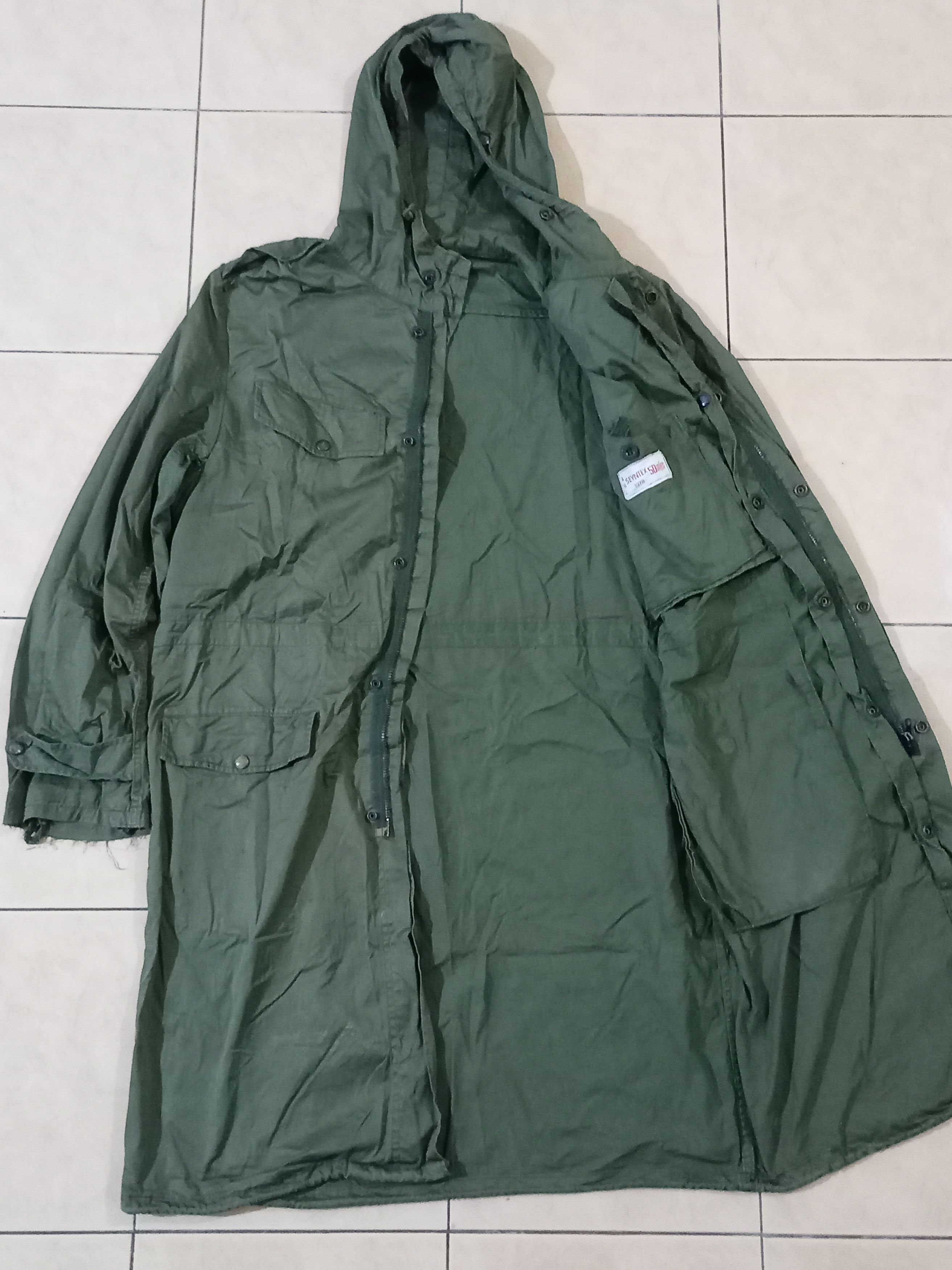 Vintage VINTAGE ARMY PARKAS JACKET Size US L / EU 52-54 / 3 - 3 Thumbnail