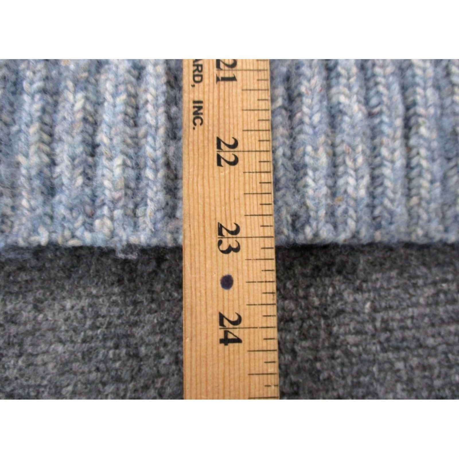 Vintage Tuckernuck Sweater Womens XL Blue Wool Blend Oversized Classic Pullover Stretch Size XL / US 12-14 / IT 48-50 - 4 Thumbnail
