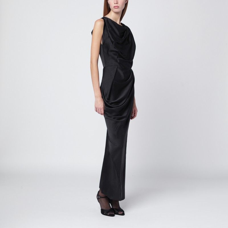 Vivienne Westwood Vivienne Westwood Long Black Fond Dress Size S / US 4 / IT 40 - 1 Thumbnail