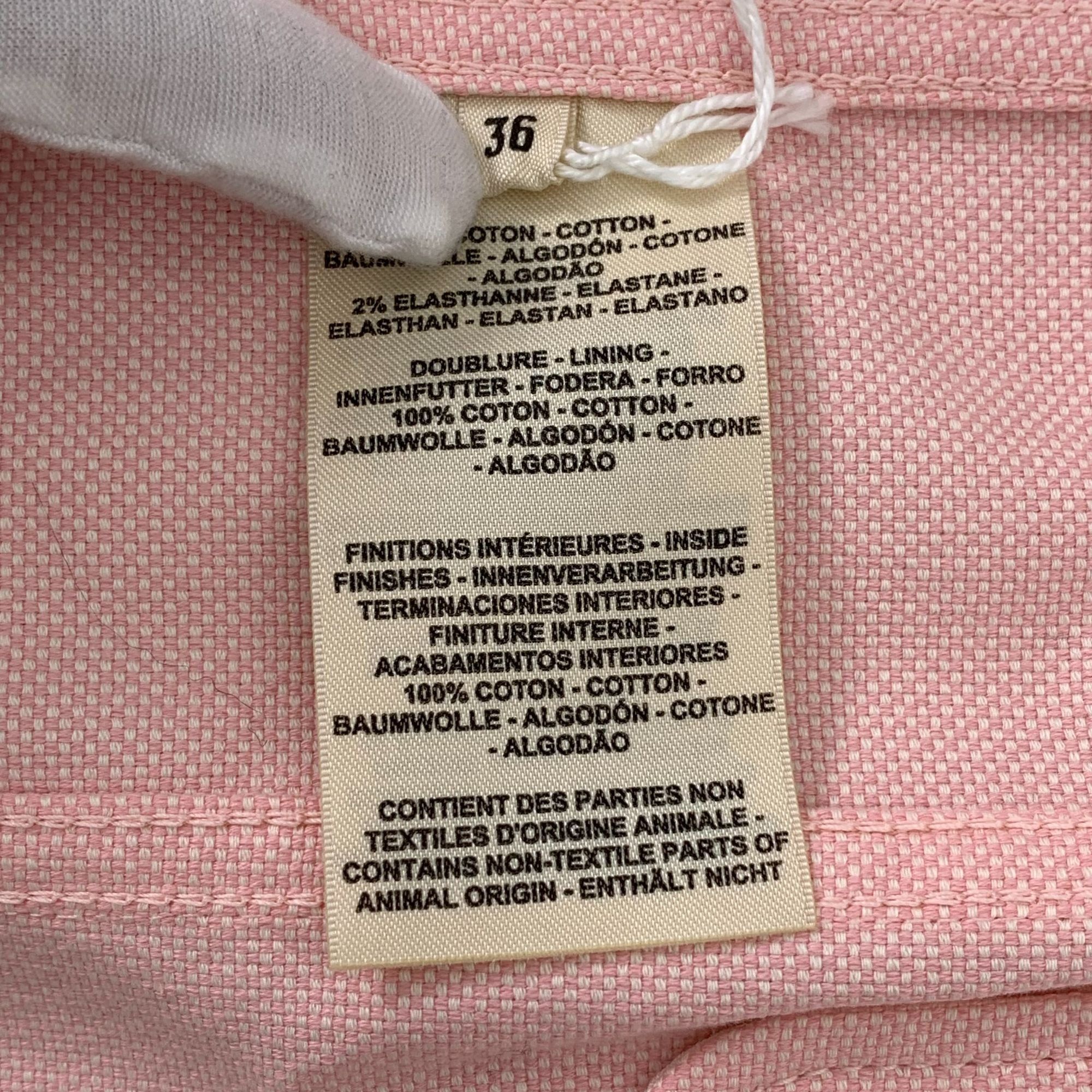 Hermes Hermes Pink Womens Jacket Size XS / US 0-2 / IT 36-38 - 7 Thumbnail