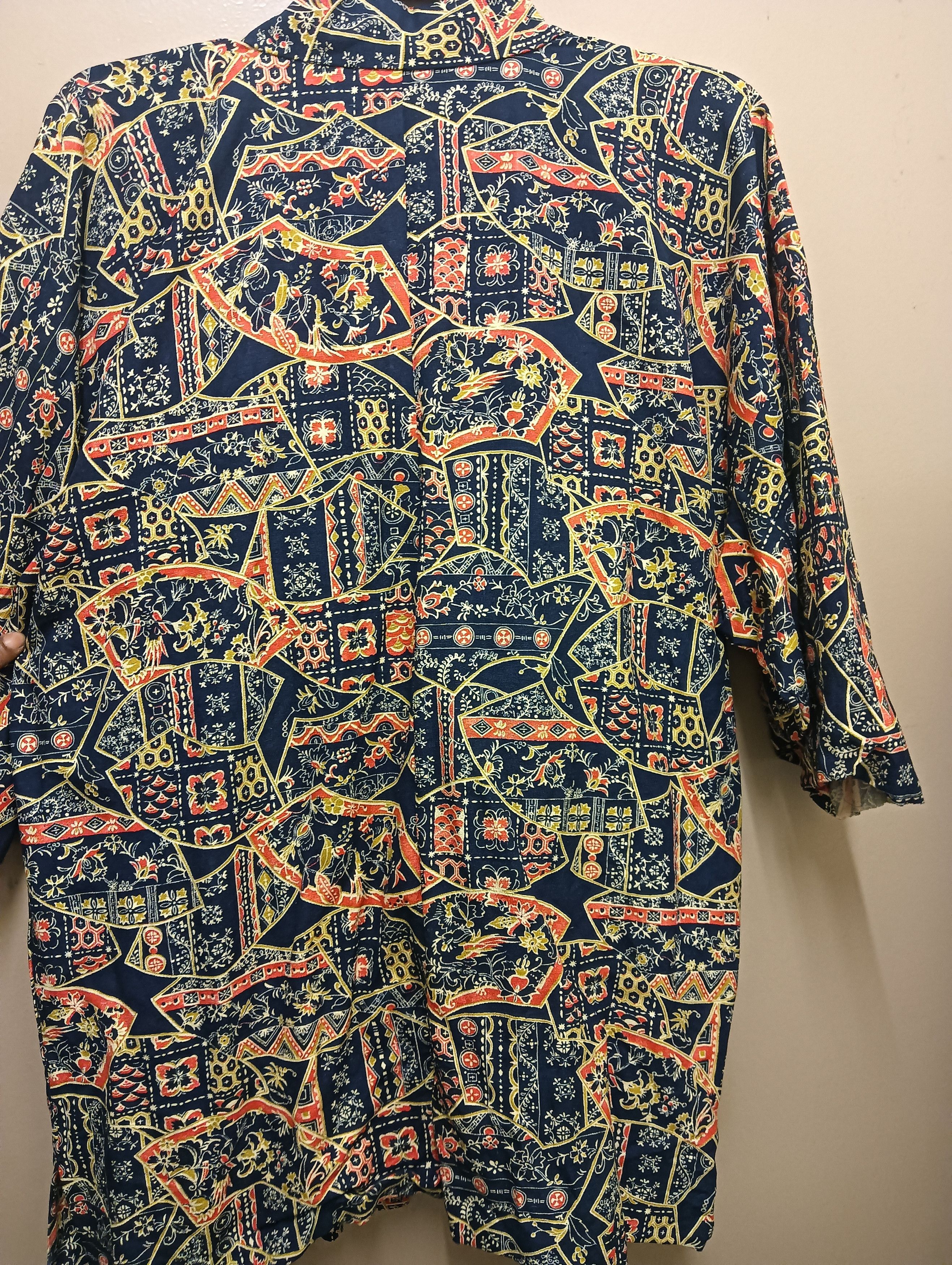 Other Abstract Japanese Motive Kimono for Men Size US L / EU 52-54 / 3 - 4 Thumbnail