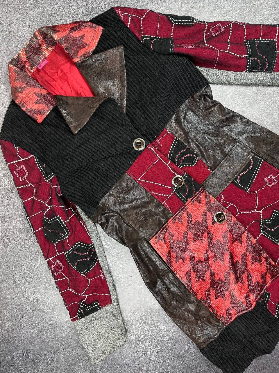 Vintage SAVE THE QUEEN Coat Trench Jacket Size L / US 10 / IT 46 - 2 Thumbnail