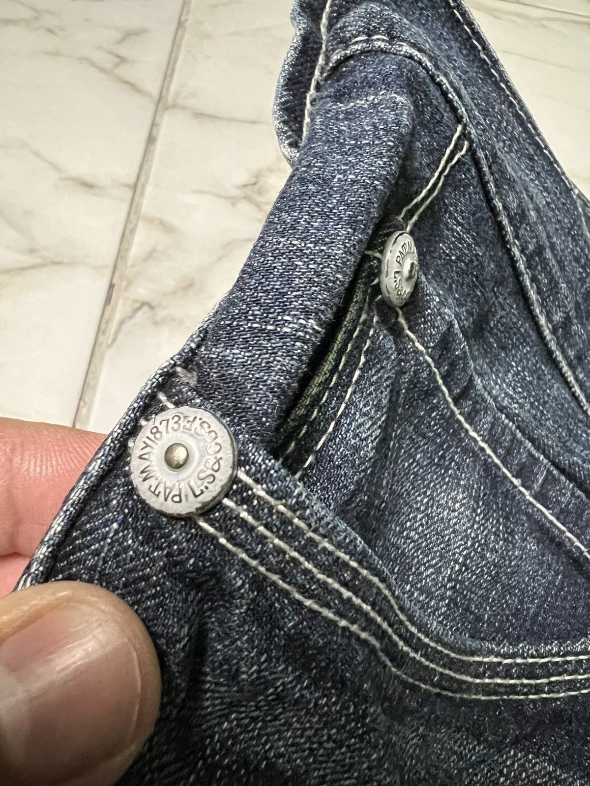 Levi's Vintage Levis 511 Distressed Washed Jean Size US 30 / EU 46 - 9 Thumbnail