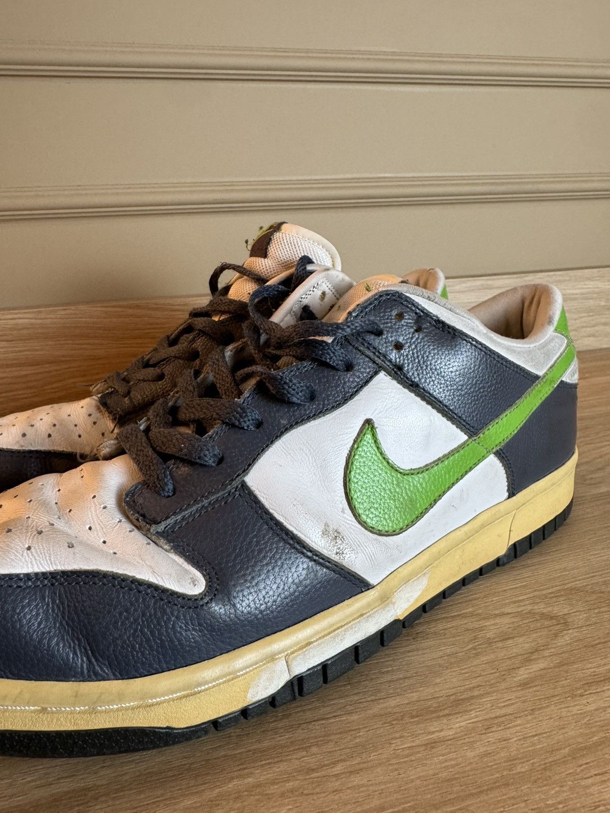 Nike Vintage Y2k 00s Nike Dunk Low Grey Hype Size US 10.5 / EU 43-44 - 8 Thumbnail