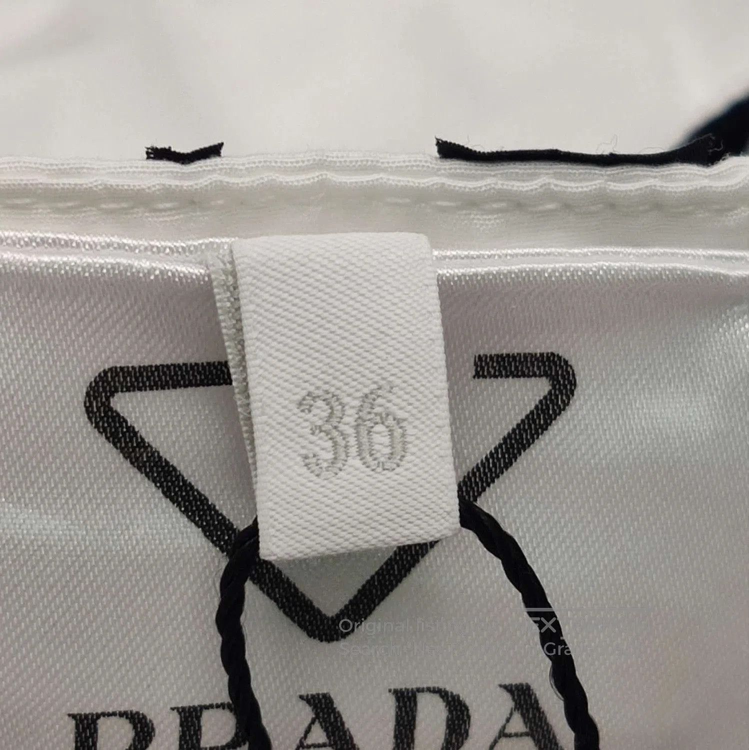 Prada Prada Black and White Floral Cotton Shorts . Size 22" - 3 Thumbnail
