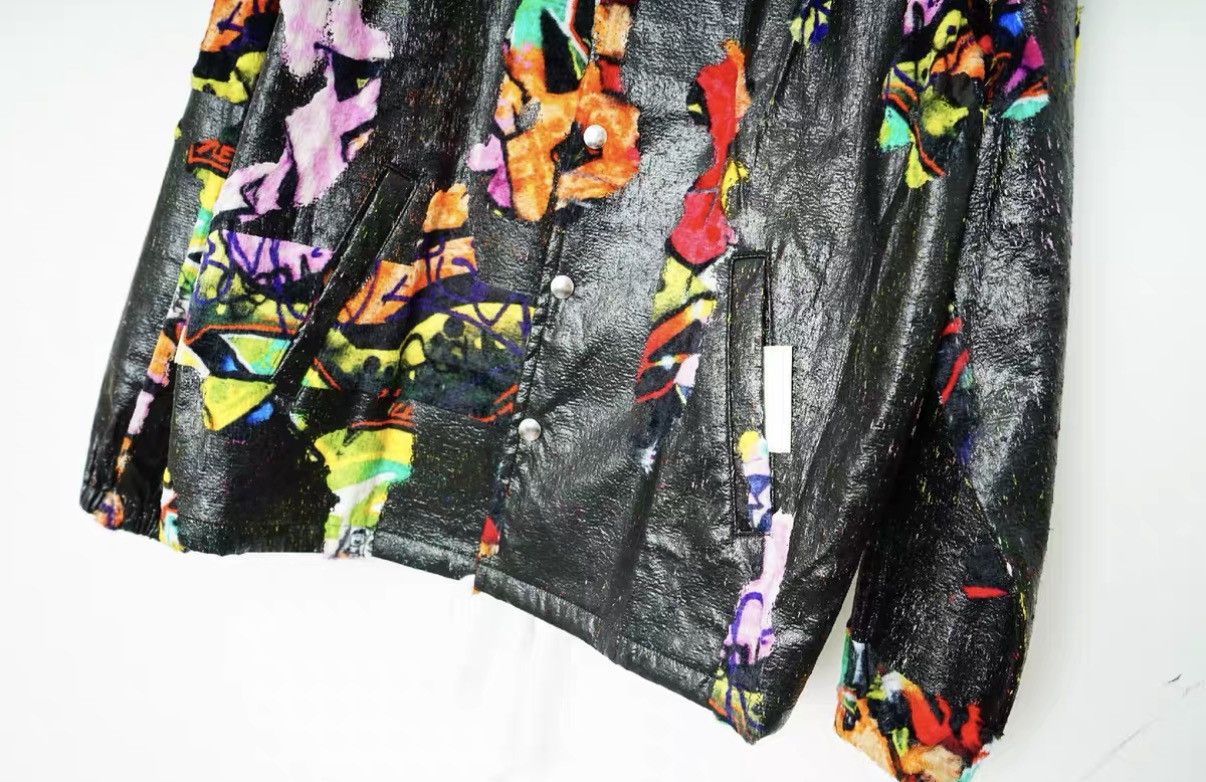 Comme des Garcons Comme des Garçons Spliced Faux Leather Coach Jacket Size US S / EU 44-46 / 1 - 6 Thumbnail