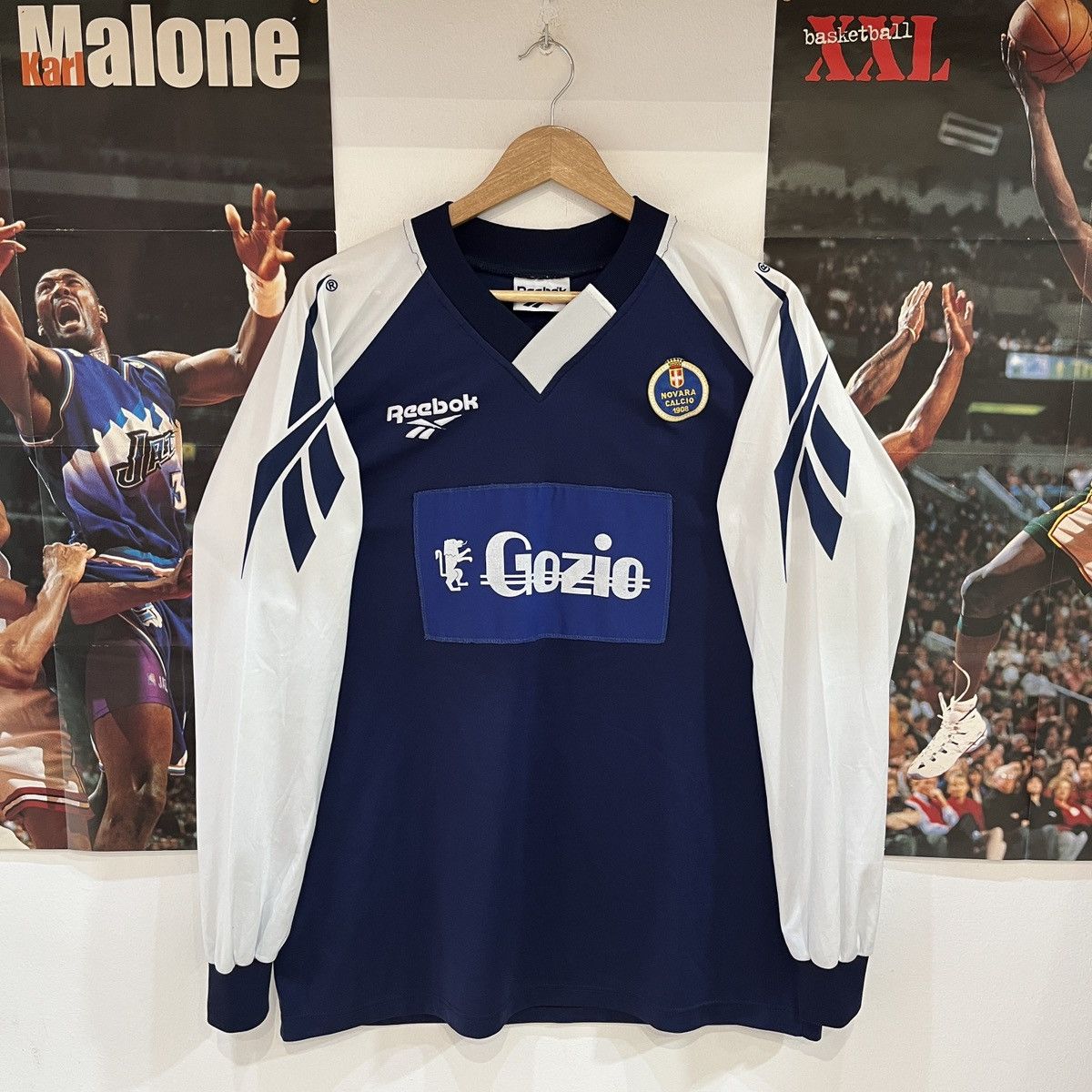 Reebok Vintage Novara Calcio 90’s Reebok Football Jersey Shirt Size US XL / EU 56 / 4 - 1 Thumbnail