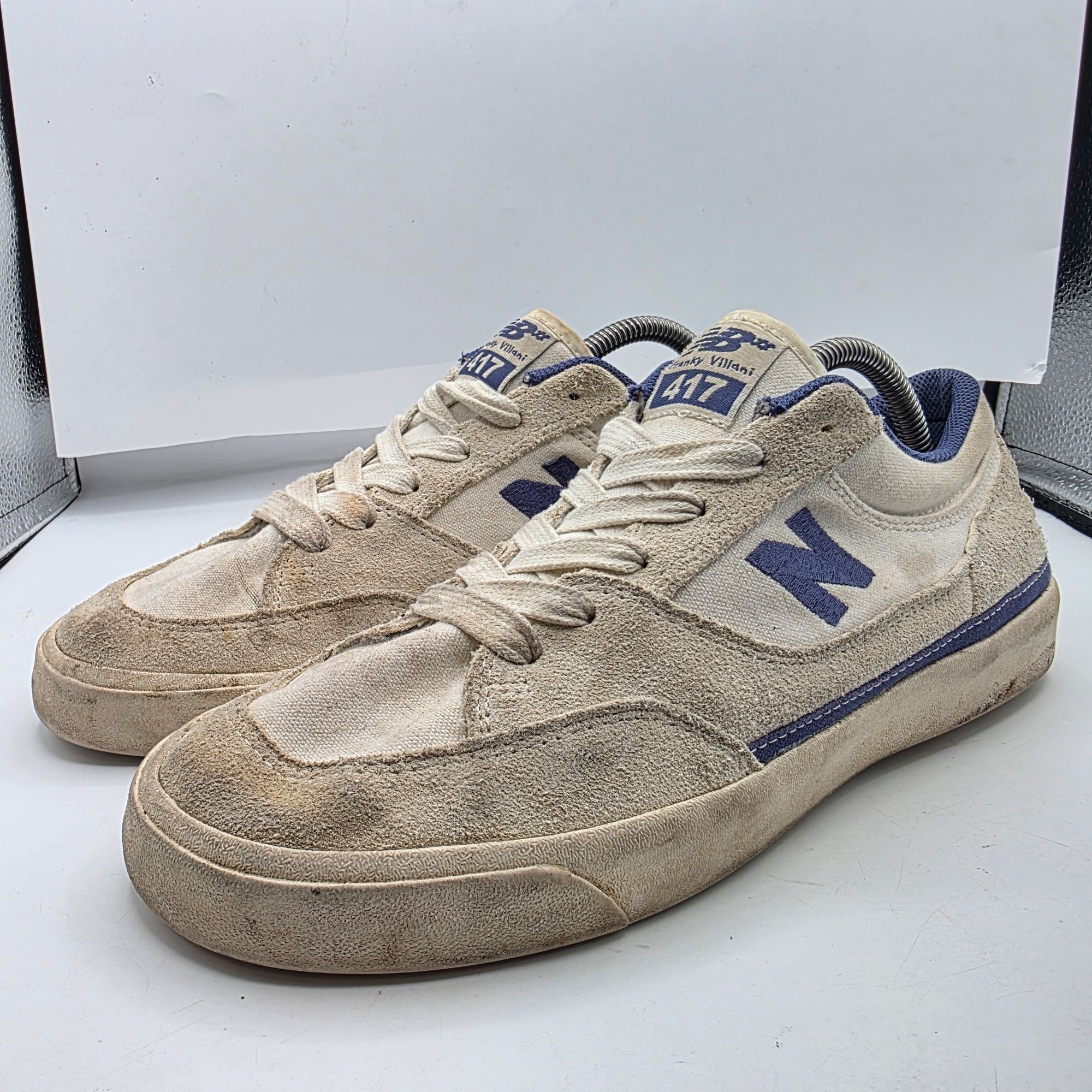 New Balance New Balance Numeric Franky Villani 417 Mens Size 10.5 White Size US 10.5 / EU 43-44 - 4 Thumbnail