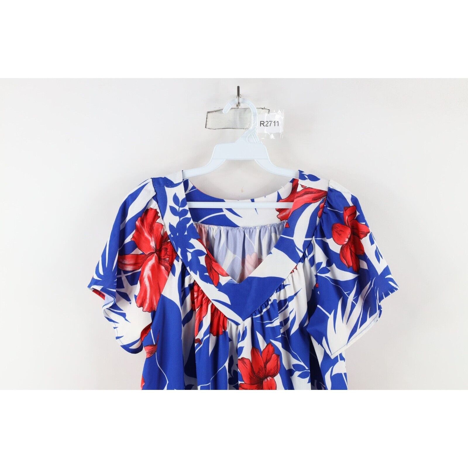 Vintage Vintage 80s 90s Streetwear Distressed Flower Muu Muu Dress Size M / US 6-8 / IT 42-44 - 2 Thumbnail