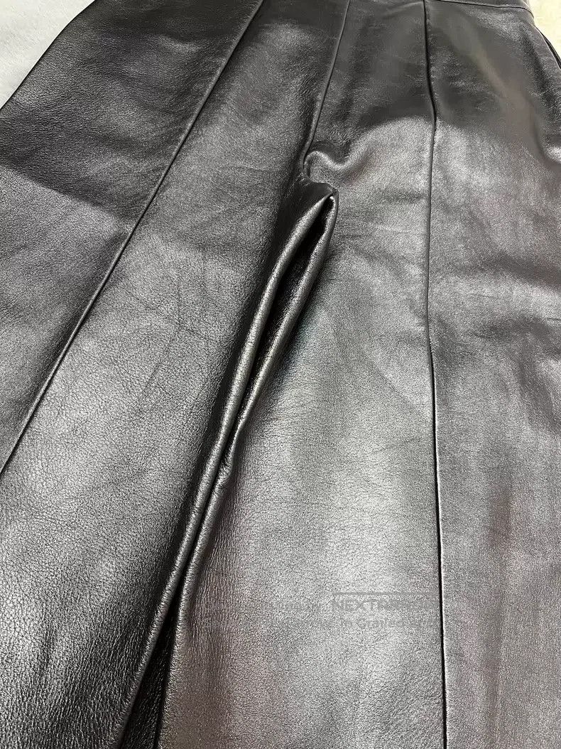 Celine CELINE Sheepskin Straight Leg Flared Trousers Size 39" - 7 Thumbnail