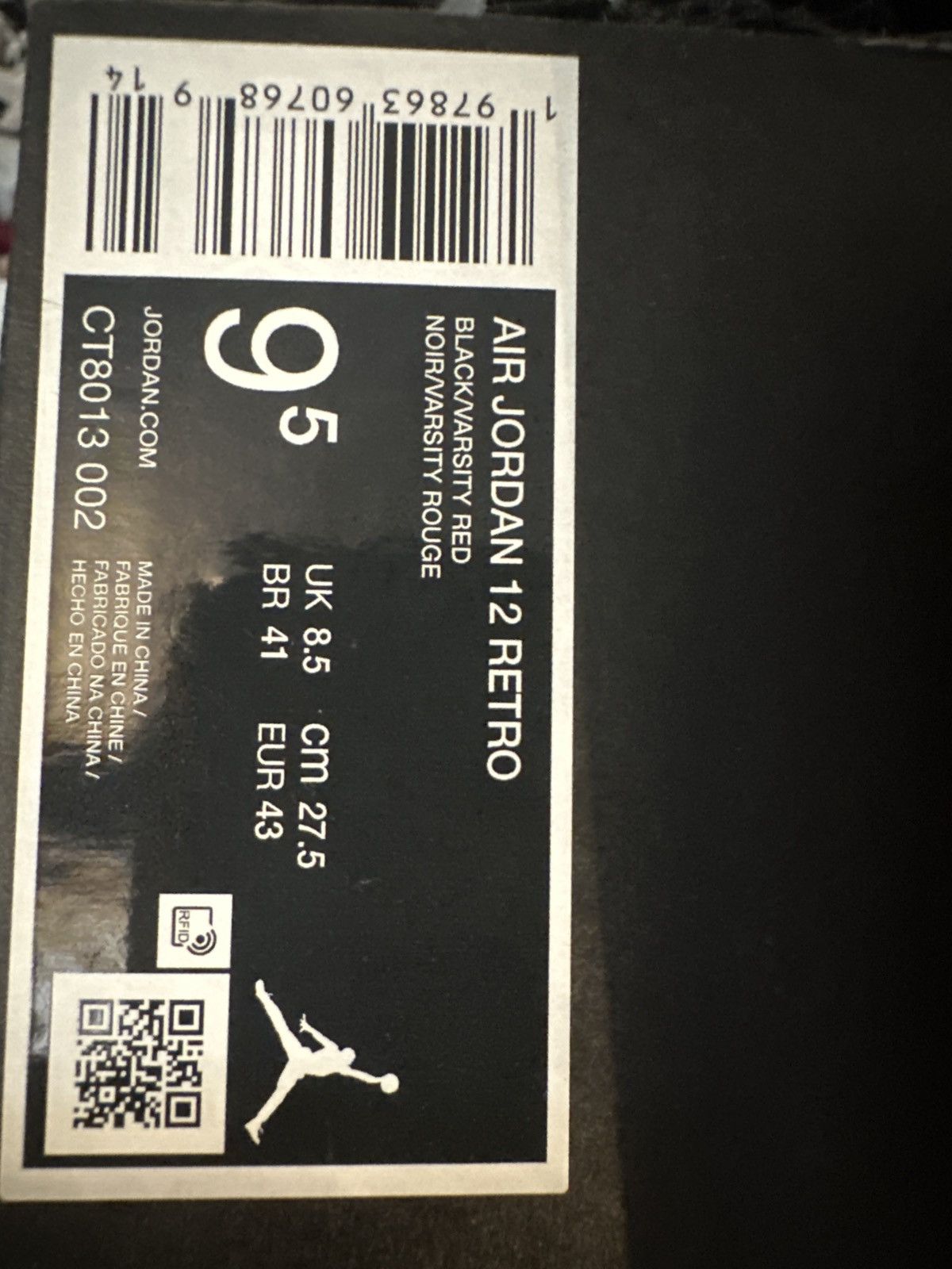 Jordan Brand Jordan 12 (flu games) Size US 9.5 / EU 42-43 - 7 Thumbnail
