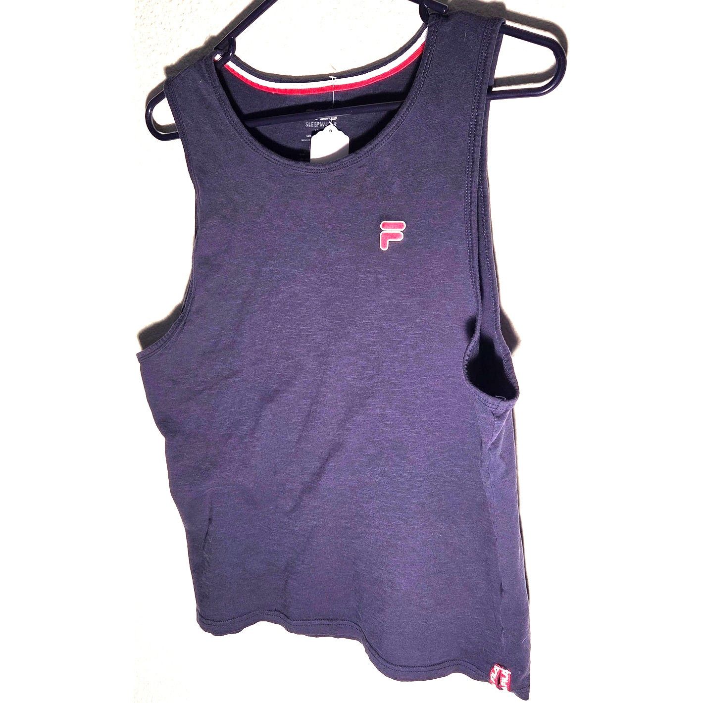 Fila Women's Small Navy Blue Fila Sleep Tank Top - Comfy! Size S / US 4 / IT 40 - 3 Thumbnail