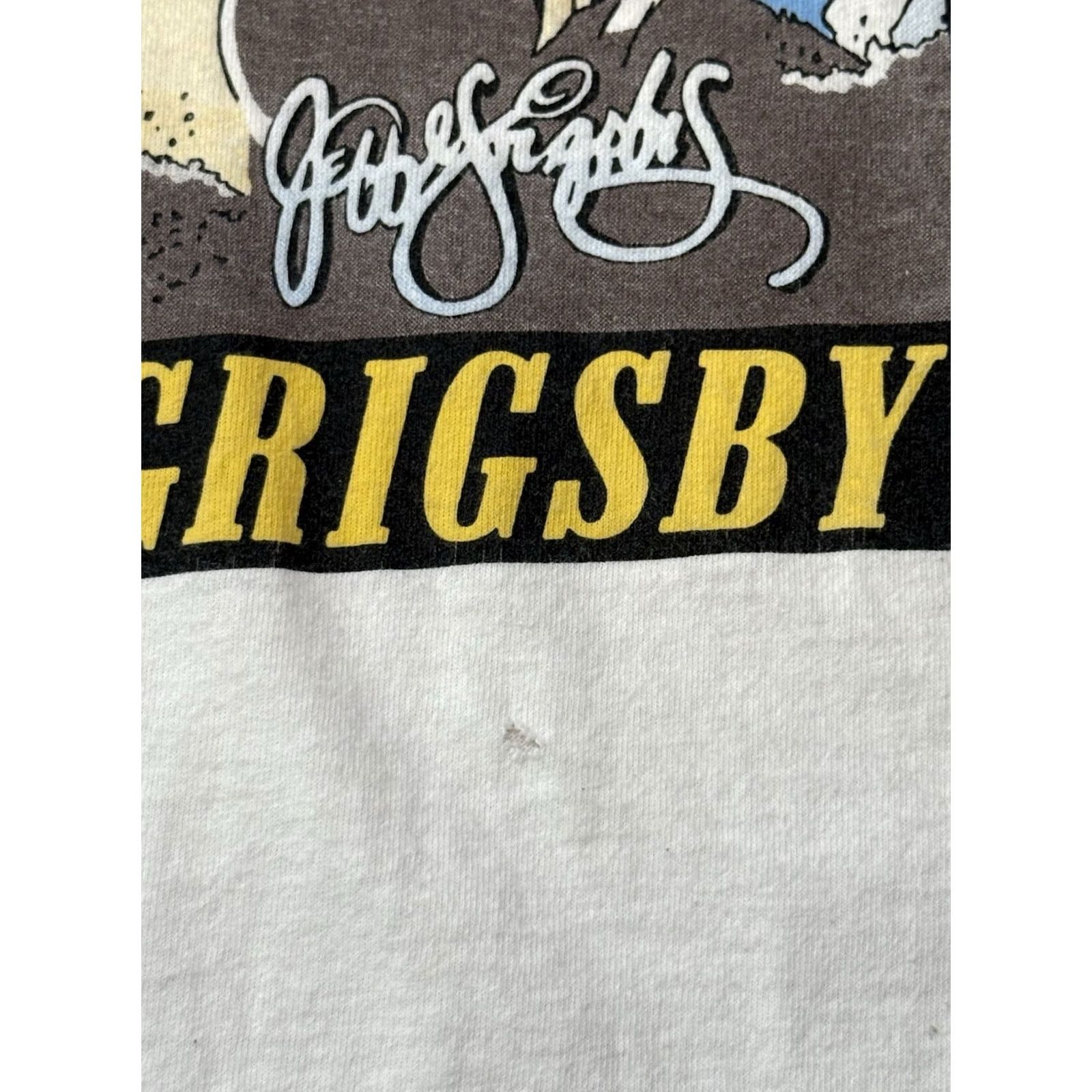 Fruit Of The Loom VINTAGE 90s Fruit of the Loom Jeff Grigsby Roadrunner Shirt Large Rodeo Clown PRCA Bullfighter Mens Size US L / EU 52-54 / 3 - 6 Thumbnail