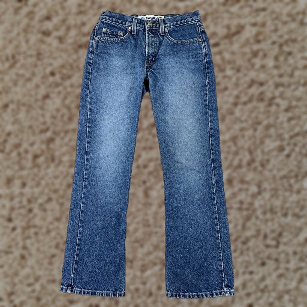 Anchor Blue VINTAGE AnchorBlue Jeans Women 3 Blue Denim Bootcut 100% Cotton Canada Size 26" / US 2 / IT 38 - 1 Thumbnail