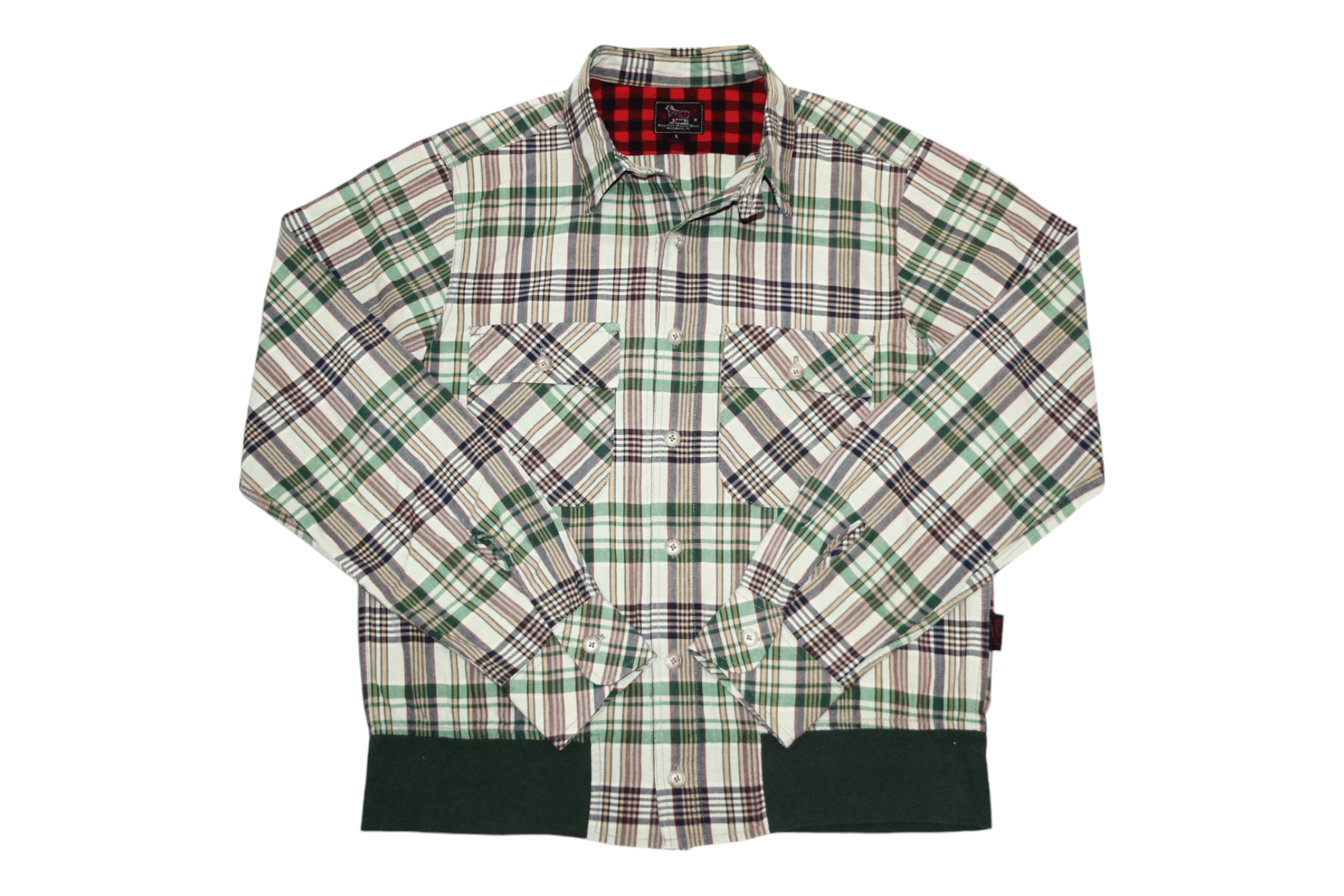 Woolrich Woolen Mills Vtg Woolrich Madras Cotton Woven Lightweight Jacket Size US L / EU 52-54 / 3 - 1 Thumbnail