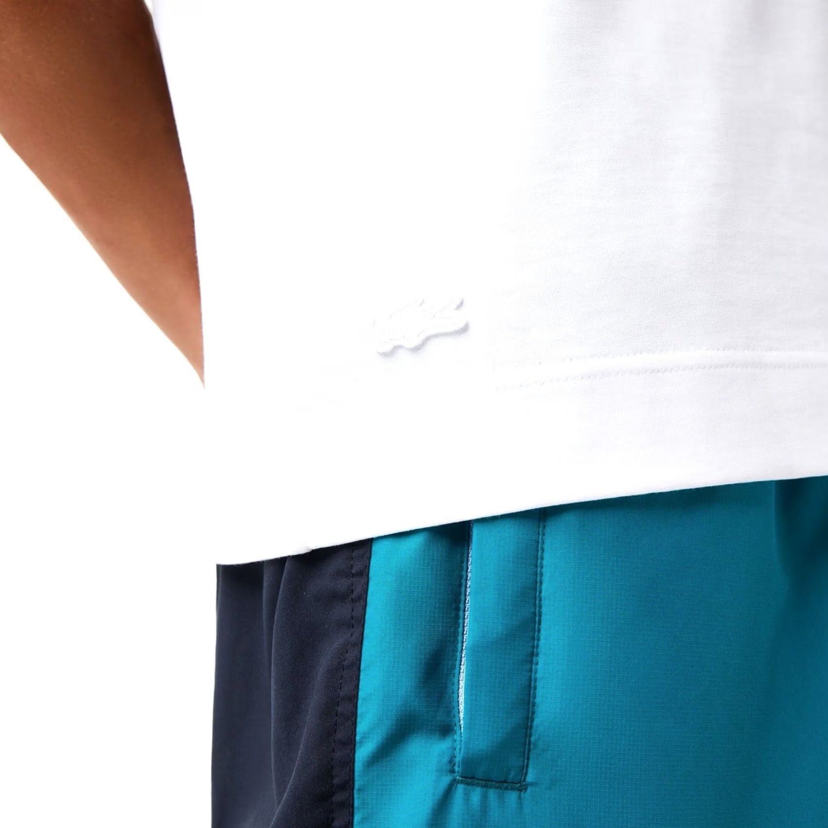 Lacoste Lacoste Relaxed Fit T-Shirt Made in France Rare White L Mens Shirt Size US L / EU 52-54 / 3 - 6 Thumbnail