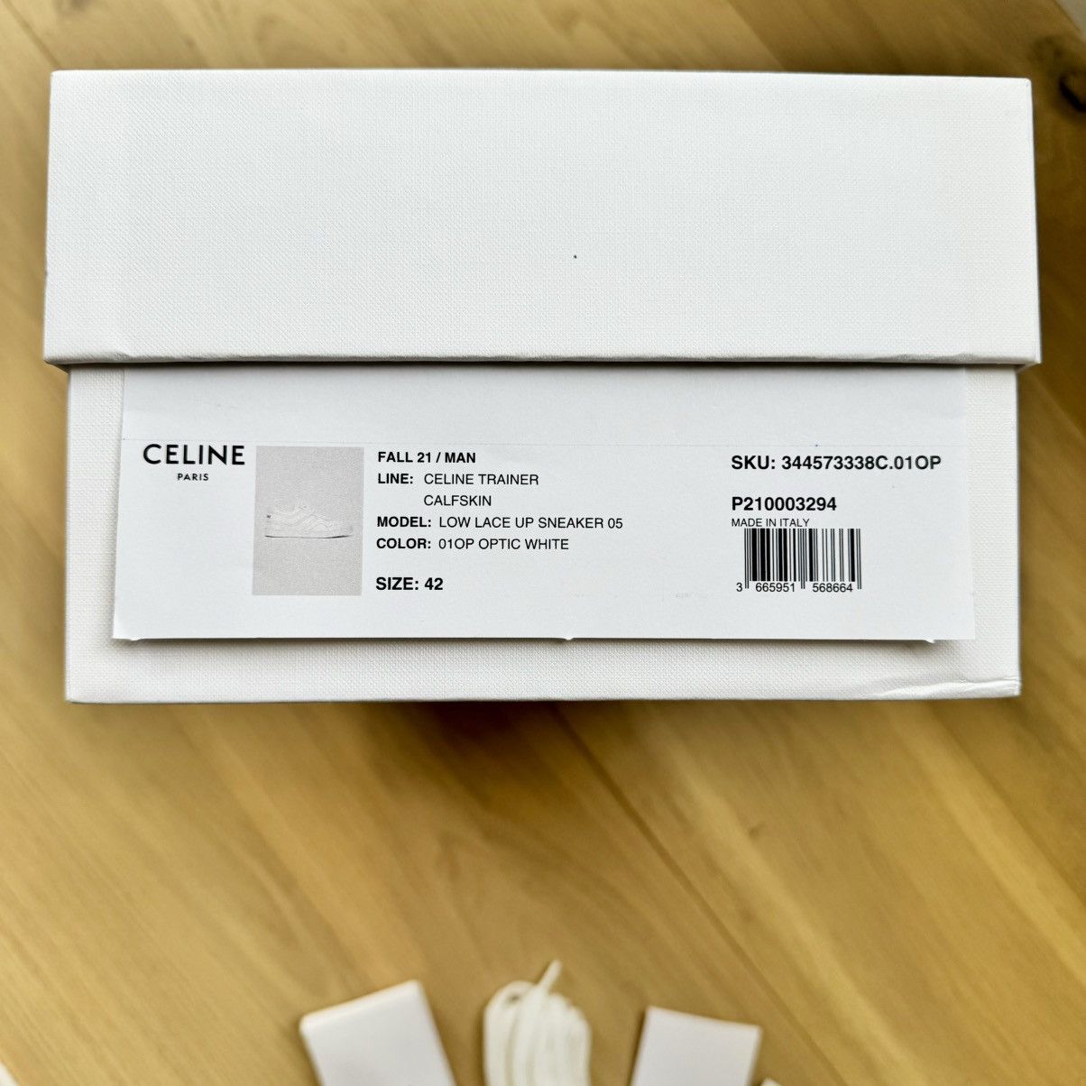 Celine Celine Low Top Calfskin Trainer Size US 9 / EU 42 - 8 Thumbnail