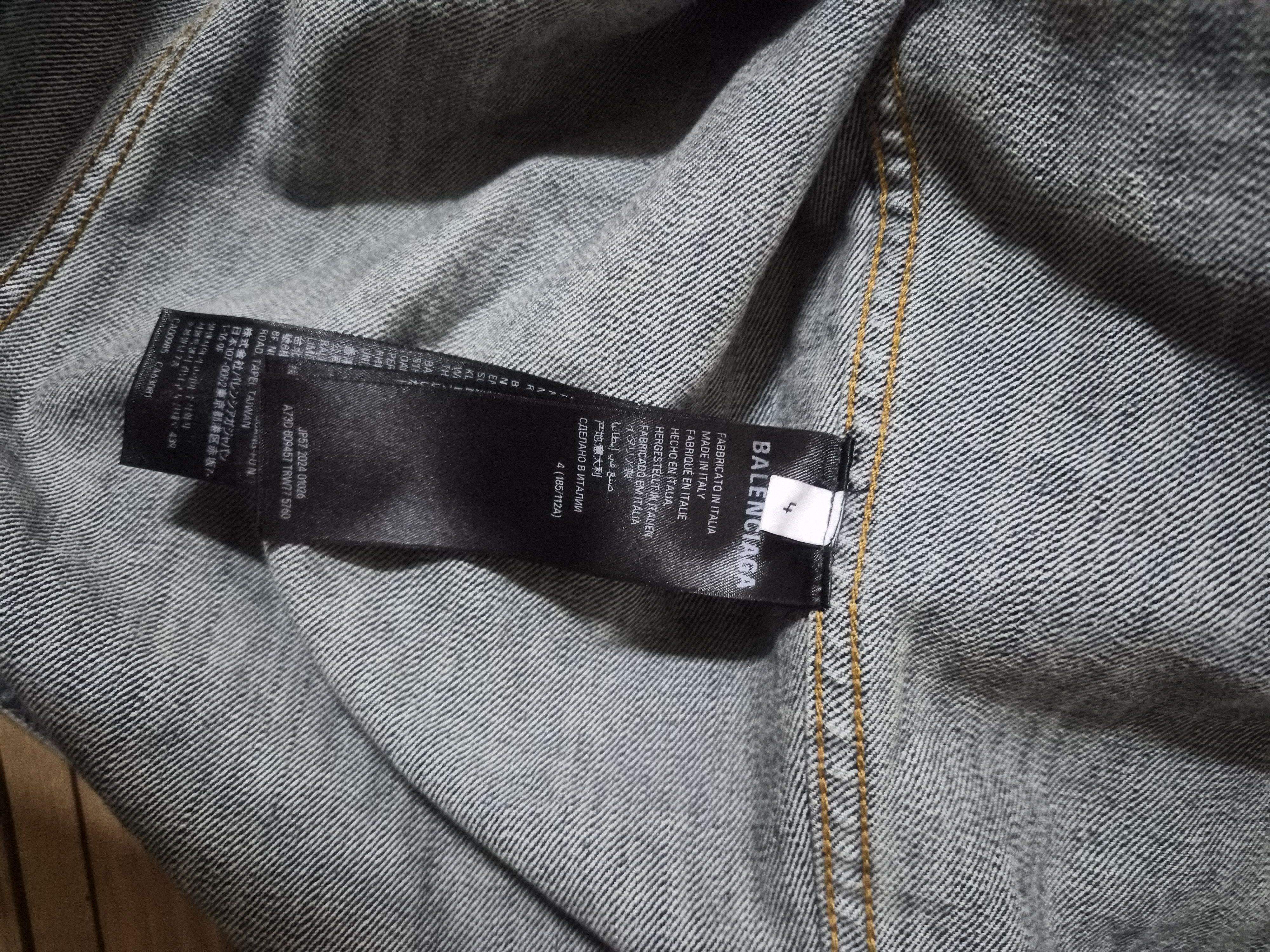 Balenciaga Balenciaga y2k tribal denim jacket Size US XL / EU 56 / 4 - 4 Thumbnail