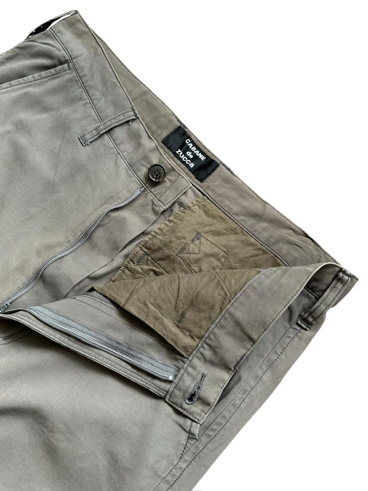 CABANE de ZUCCa 2010FW Cabane De Zucca - biker style cotton pants Size US 34 / EU 50 - 6 Thumbnail