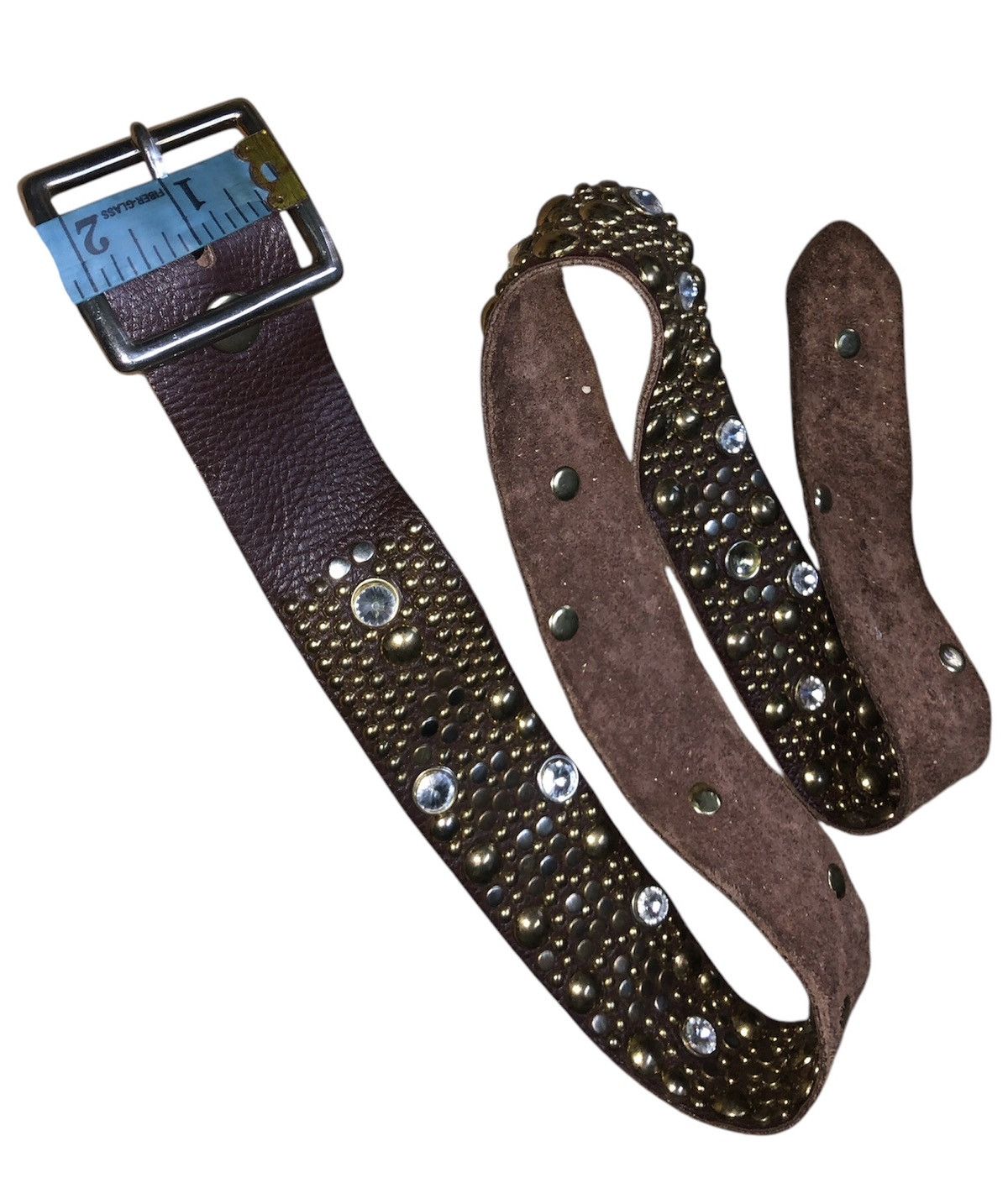 Designer × Japanese Brand × Saddleback Leather Suede Leather Belts Casual Unisex Japanese Brand Size ONE SIZE - 12 Thumbnail
