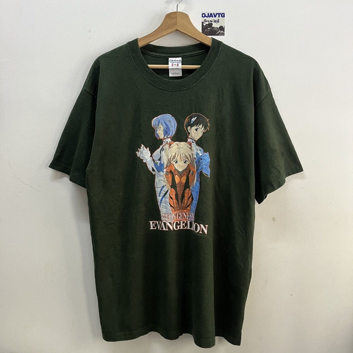 Anime × Vintage Vintage 00's The Three Children Neon Genesis Evangelion Size US L / EU 52-54 / 3 - 1 Thumbnail