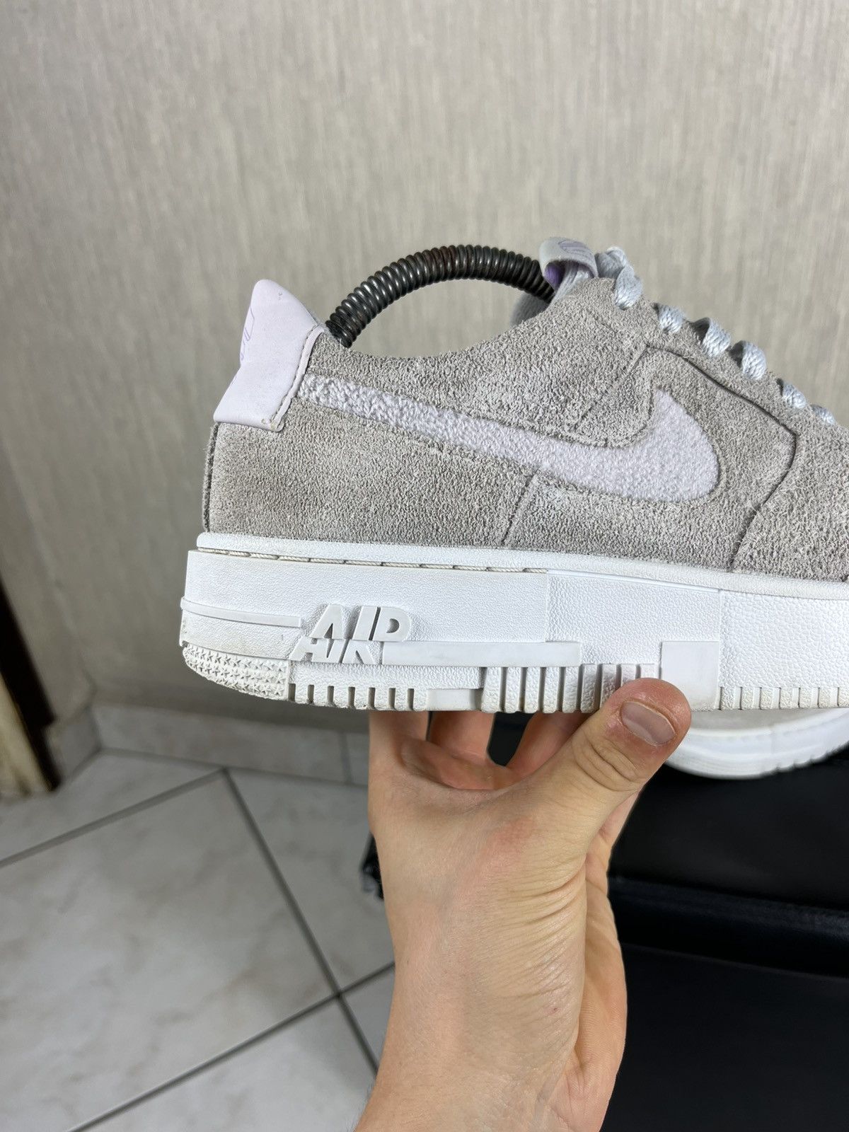 Nike Nike Air Force 1 one pixel suede velvet sneakers shoes lilac Size US 8.5 / EU 41-42 - 7 Thumbnail