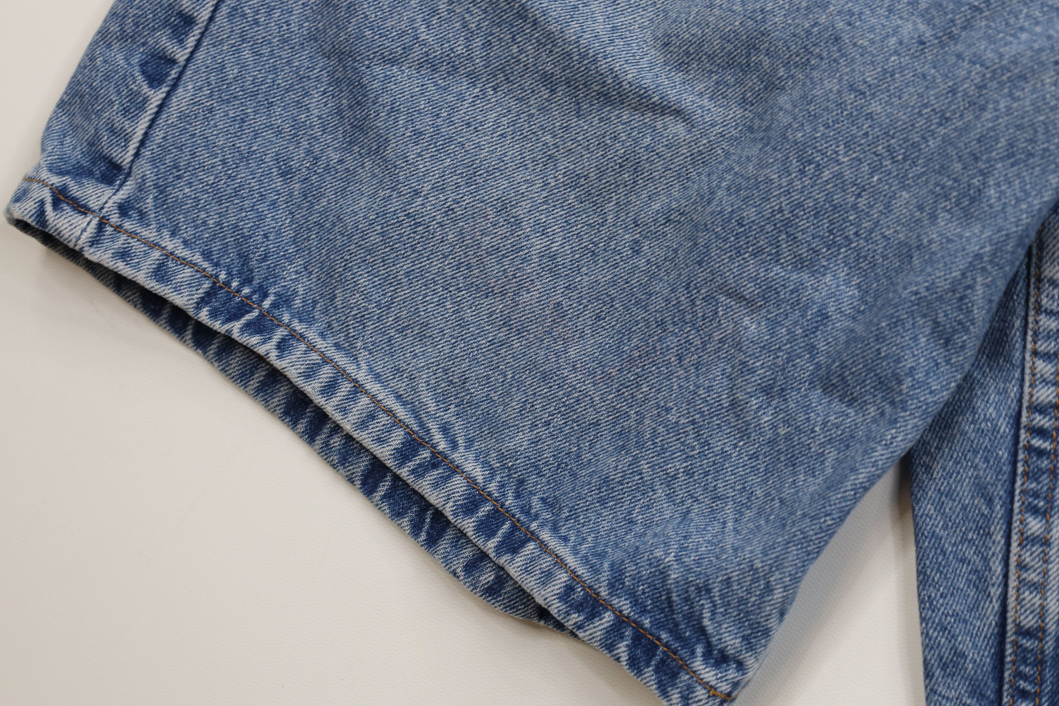 Eddie Bauer Vintage 90s Eddie Bauer Denim Jean Shorts Jorts Blue Cotton Size US 38 / EU 54 - 5 Thumbnail